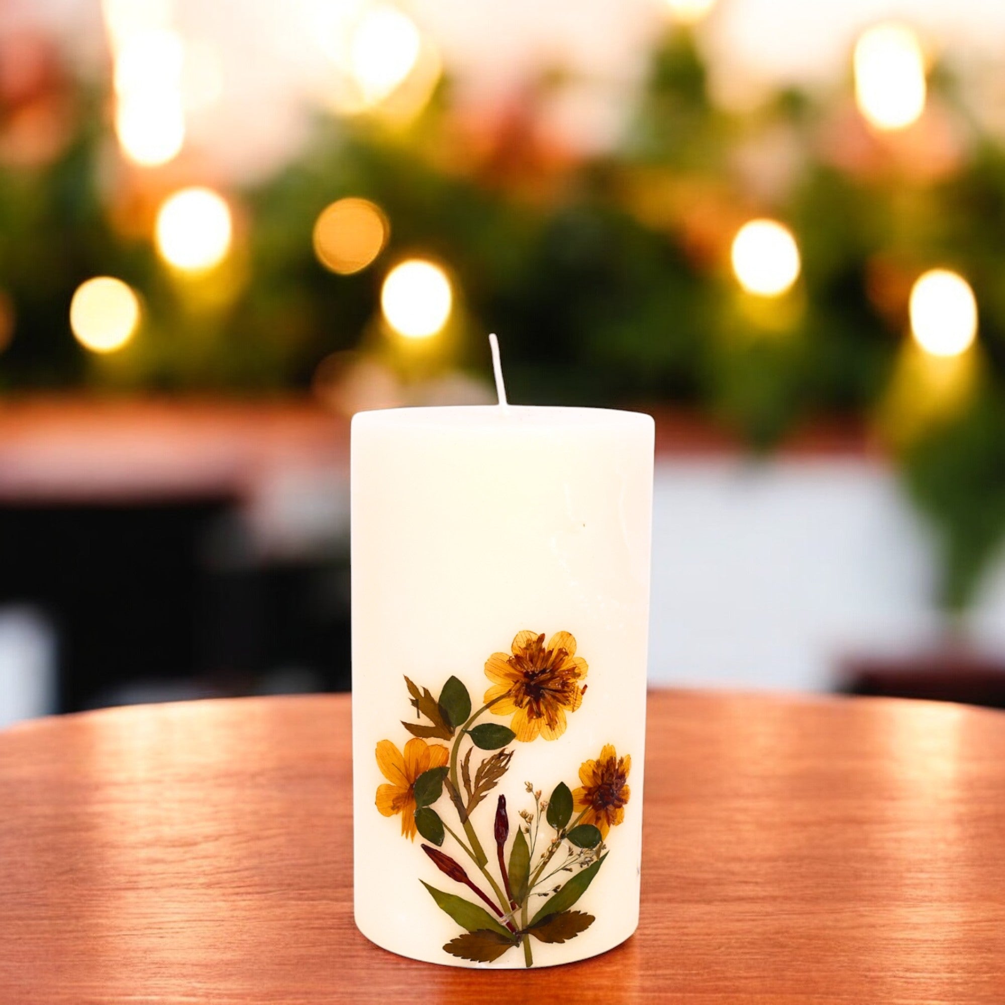 Eco-Friendly Soy Wax Scented Pillar Candle