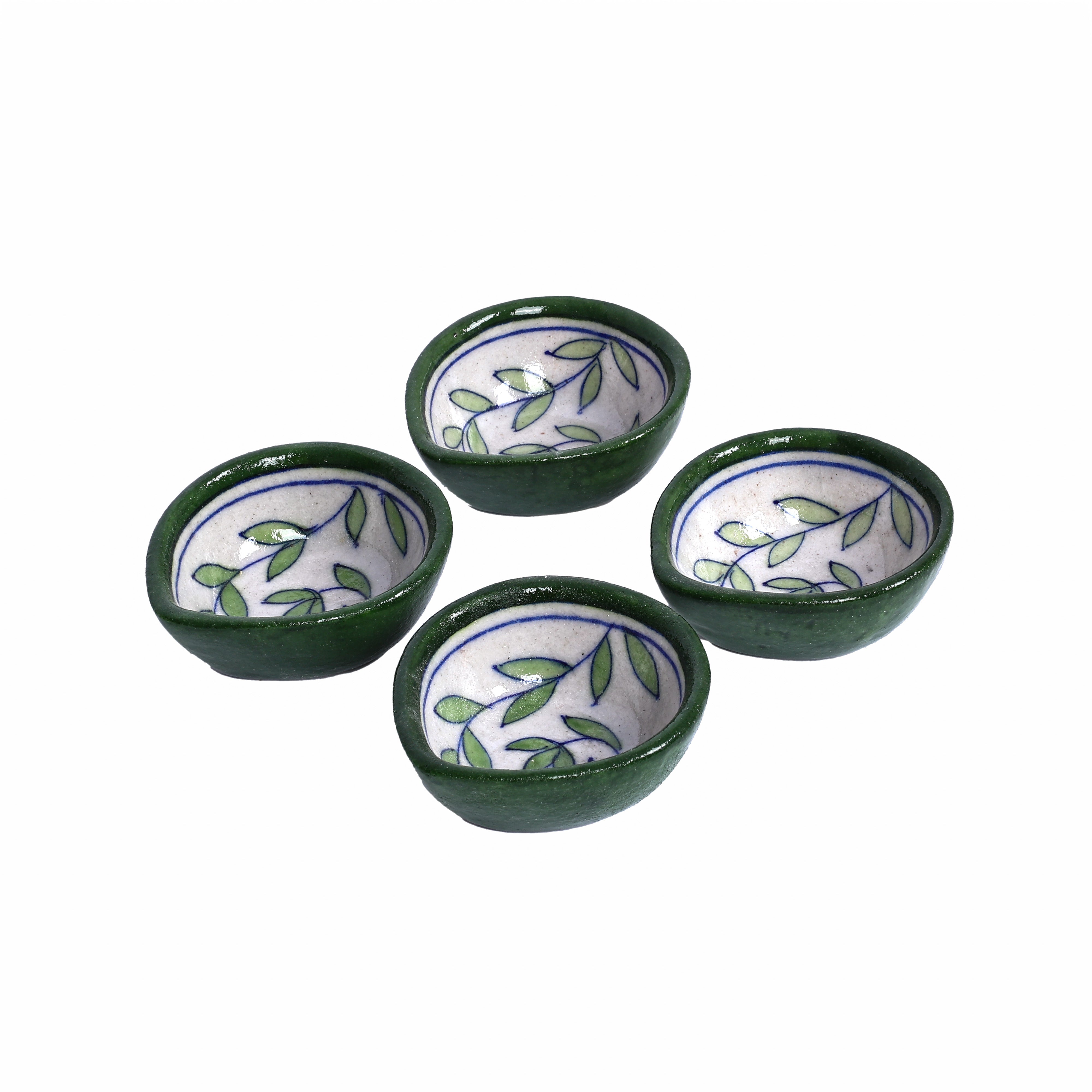Hand-Painted Ceramic Diyas 