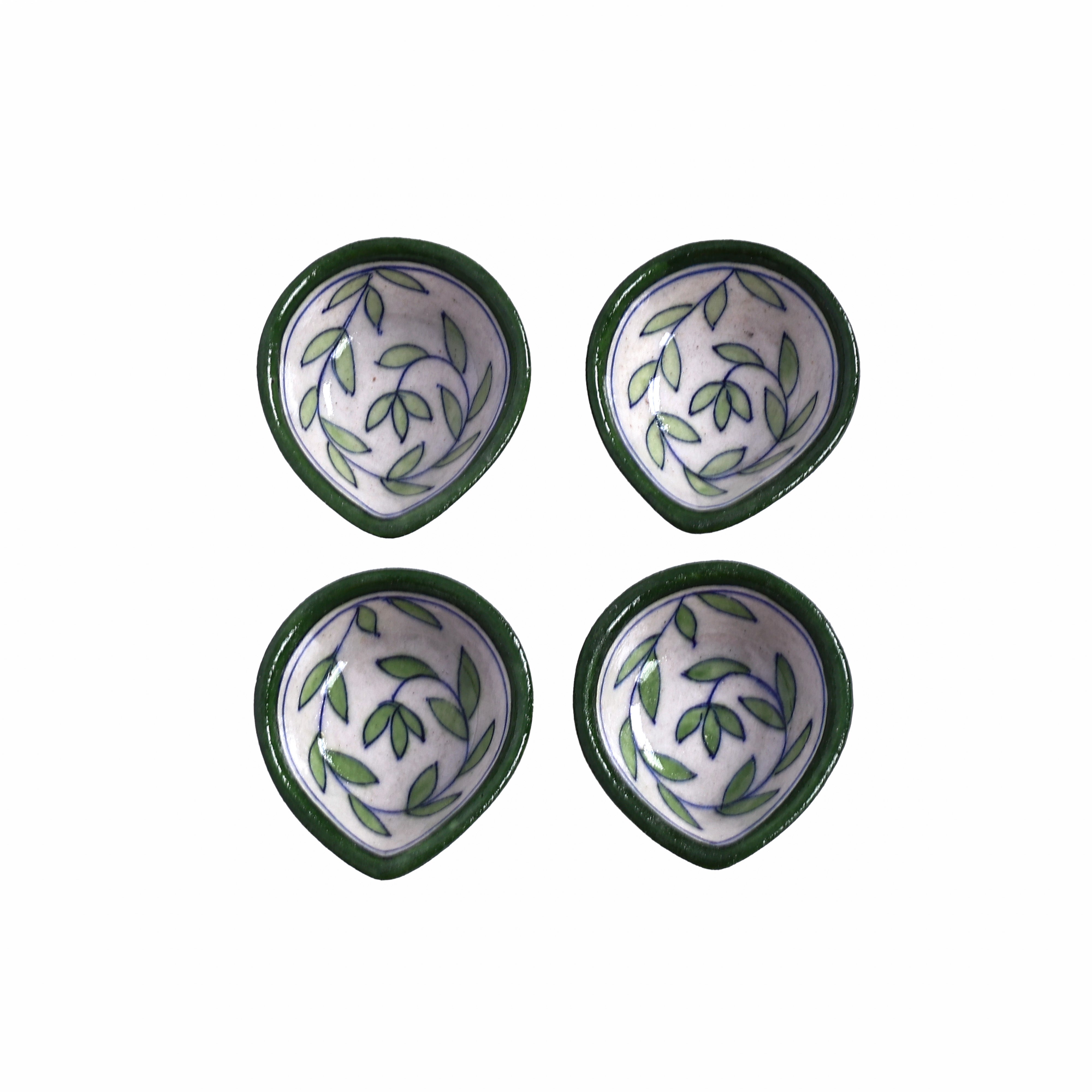 Hand-Painted Ceramic Diyas 