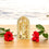 Handcrafted Brass Lord Ram Idol—Golden