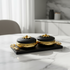 Handcrafted Decorative Bowl Set with Tray