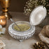 Handcrafted Domed-Shaped Decorative Serveware with a Spoon