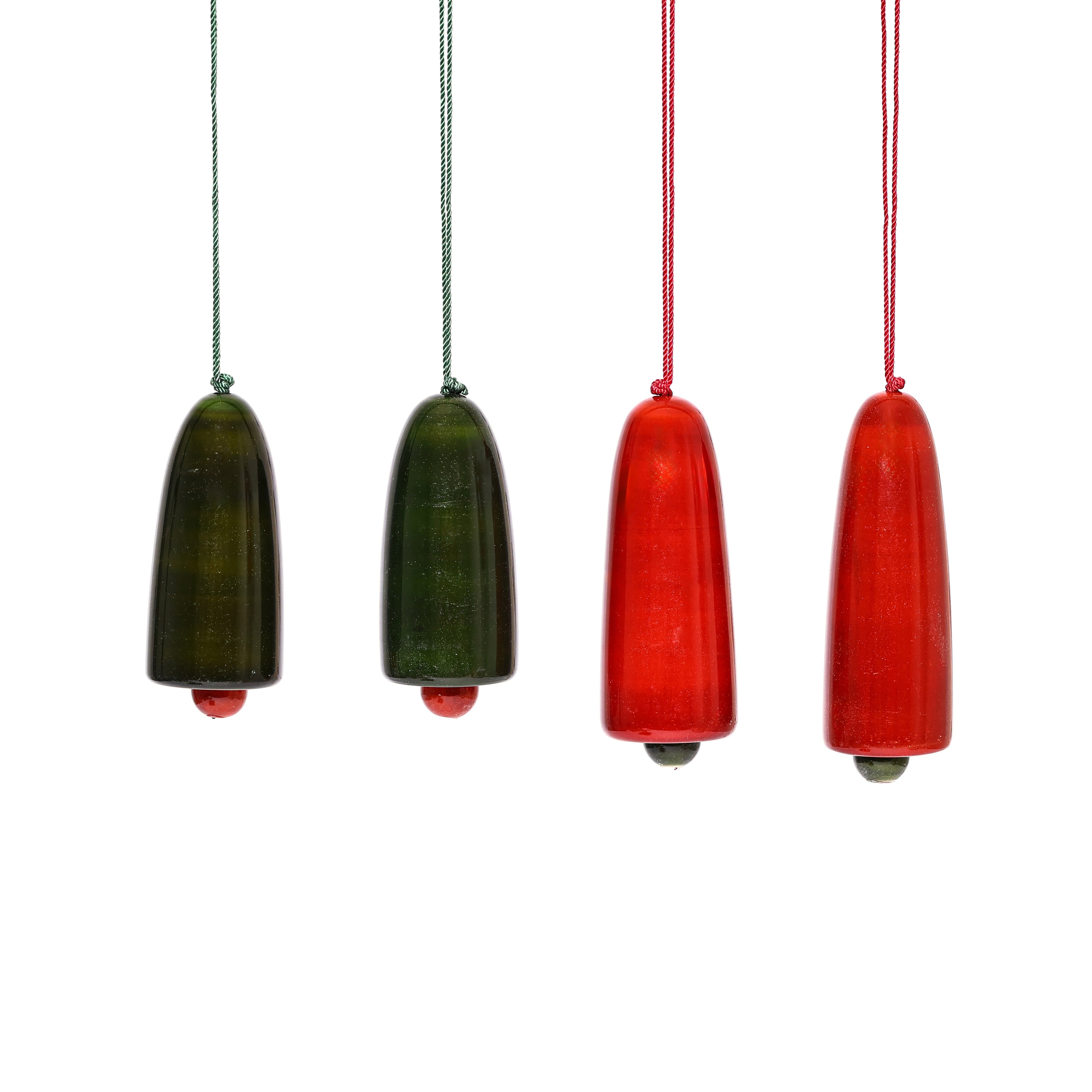 Handcrafted Eco-friendly Wood Chimes for Christmas Tree Decor