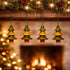 Handcrafted Eco-friendly Wooden Tree Hangings for Christmas Decor