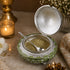 Handcrafted Pista Green Decorative Serveware with Spoon
