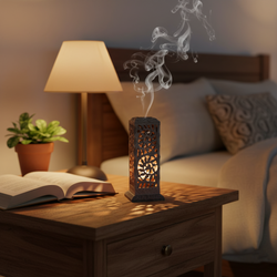 Handcrafted  Soapstone Incense Stick & Candle Holder