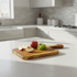 Handcrafted Wooden Serving Platter with Handle
