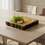 Handmade Square Shaped Wooden Serving Plate
