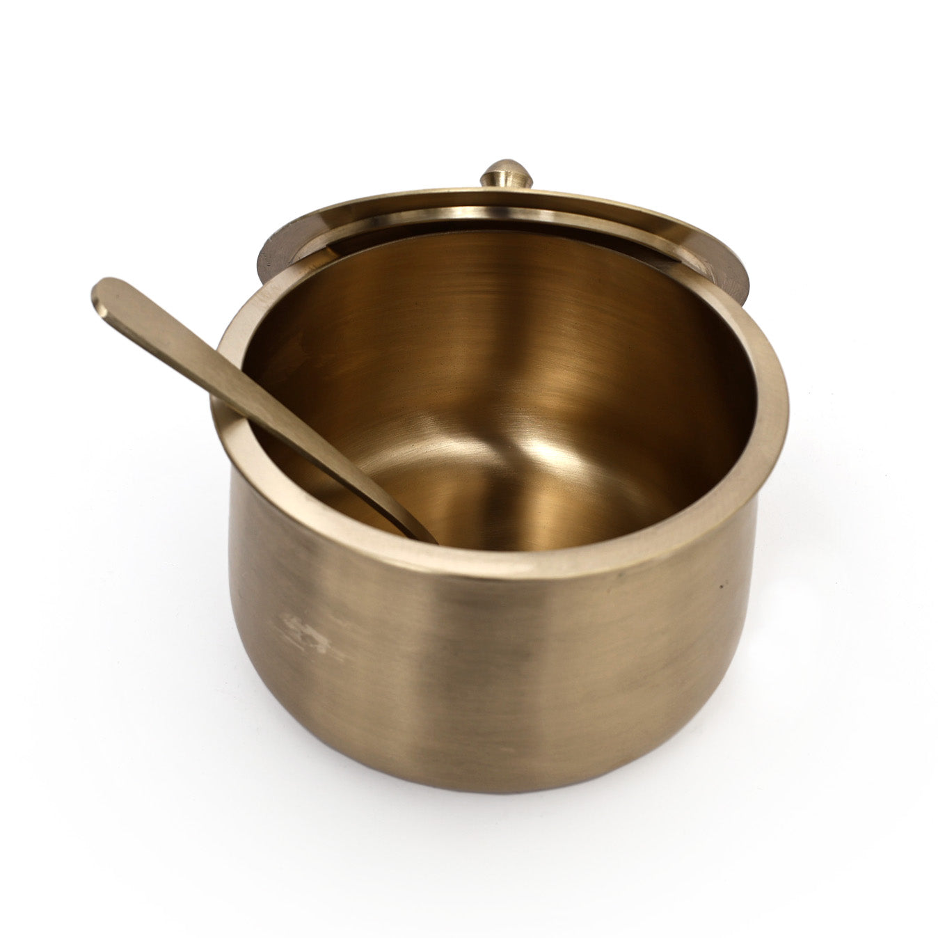 Pure Kansa Handi - Deep Serving Bowl (1 lid, 1 Serving Bowl and 1 ladle)