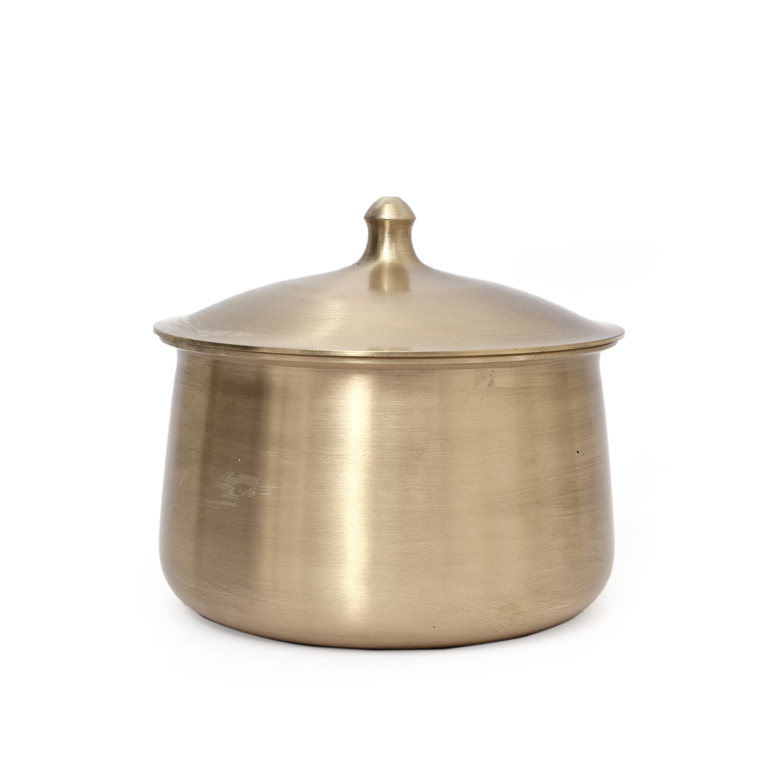 Pure Kansa Handi - Deep Serving Bowl (1 lid, 1 Serving Bowl and 1 ladle)