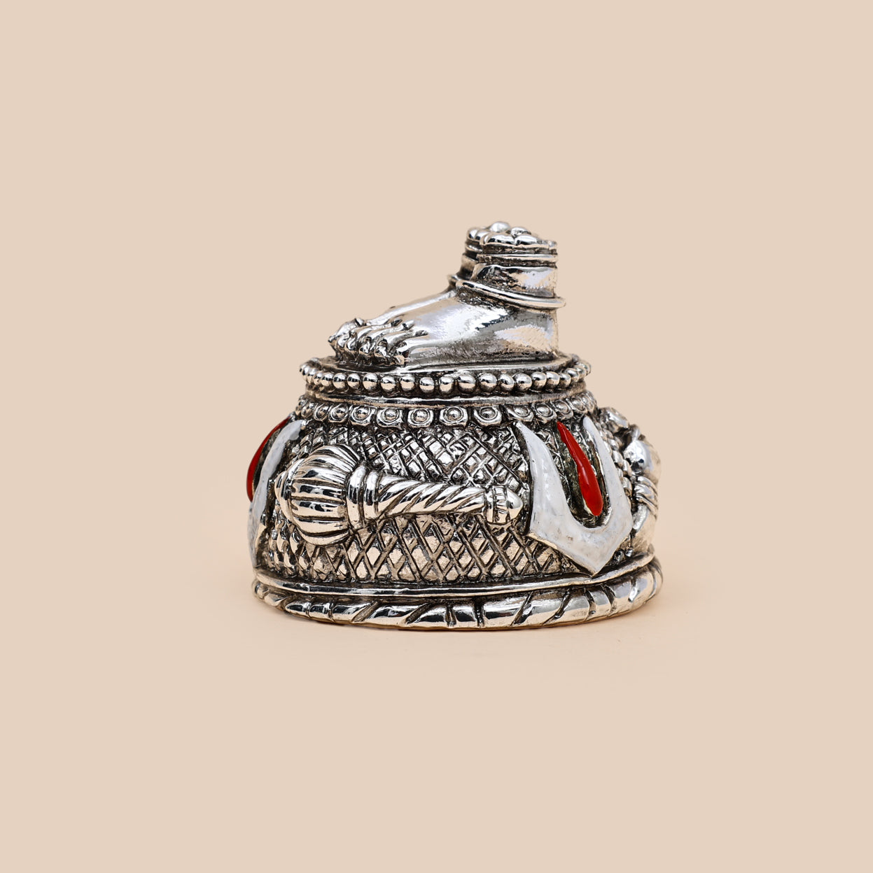 Sacred Balaji Charan Paduka - Available in Gold and Silver Finish