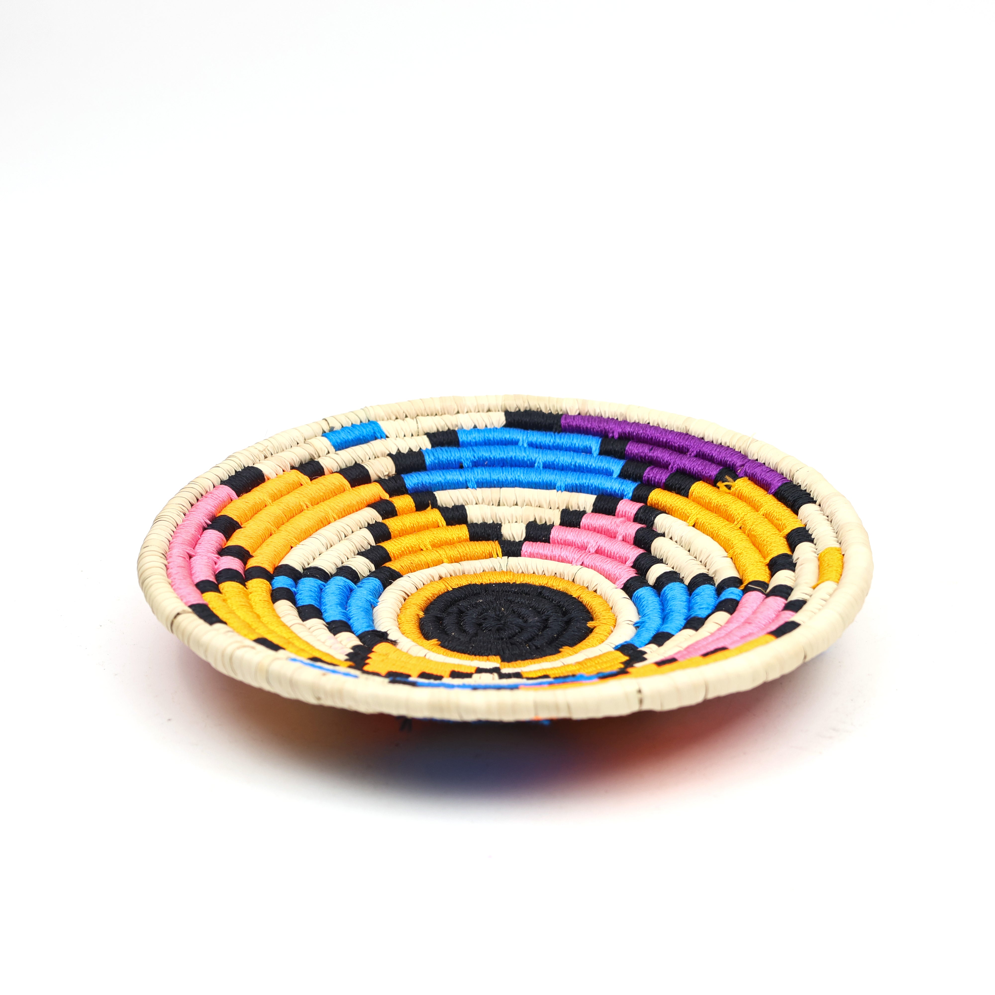 Handcrafted Sabai Grass Wall Plate – Multi Colour Sustainable Wall Decor Product