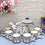 Indigo colour Mugal Teapot Cup set (1 Kettle and 6 cups)