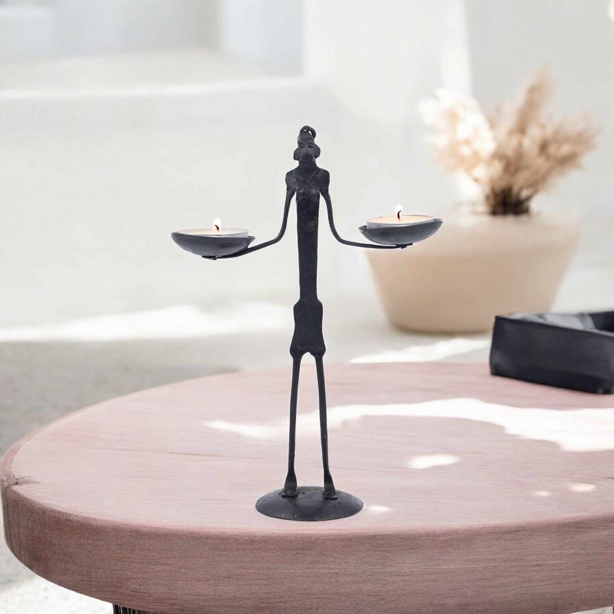 Iron T-Light Holder