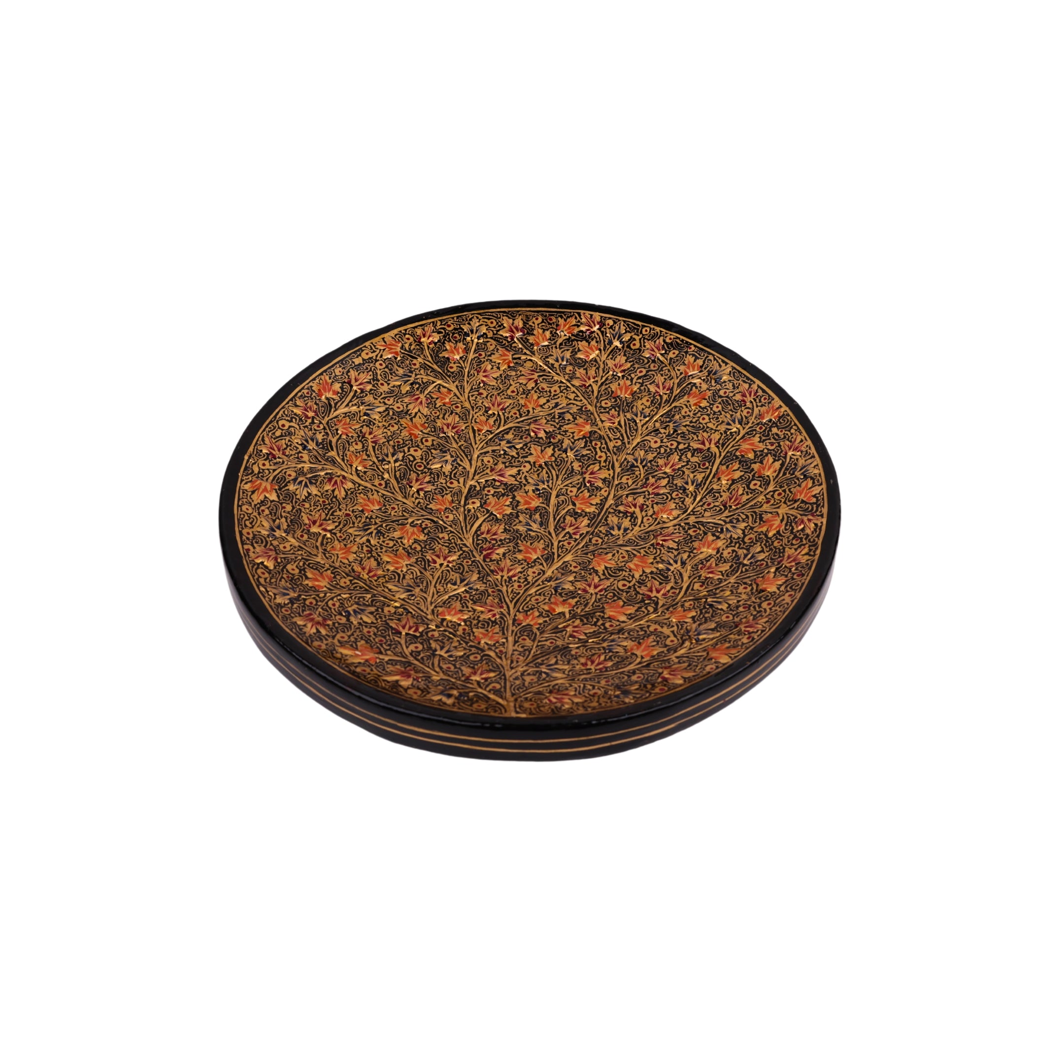 Kashmiri Papier Mache Decorative Plate