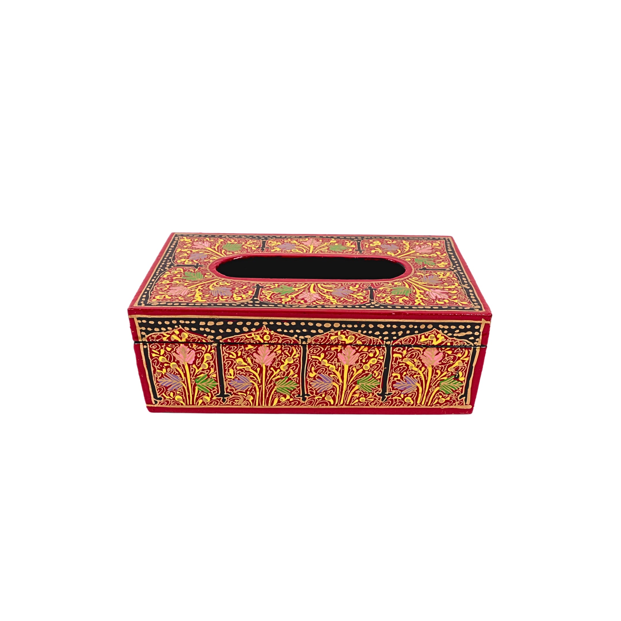 Kashmiri Papier  Mache Tissue Box