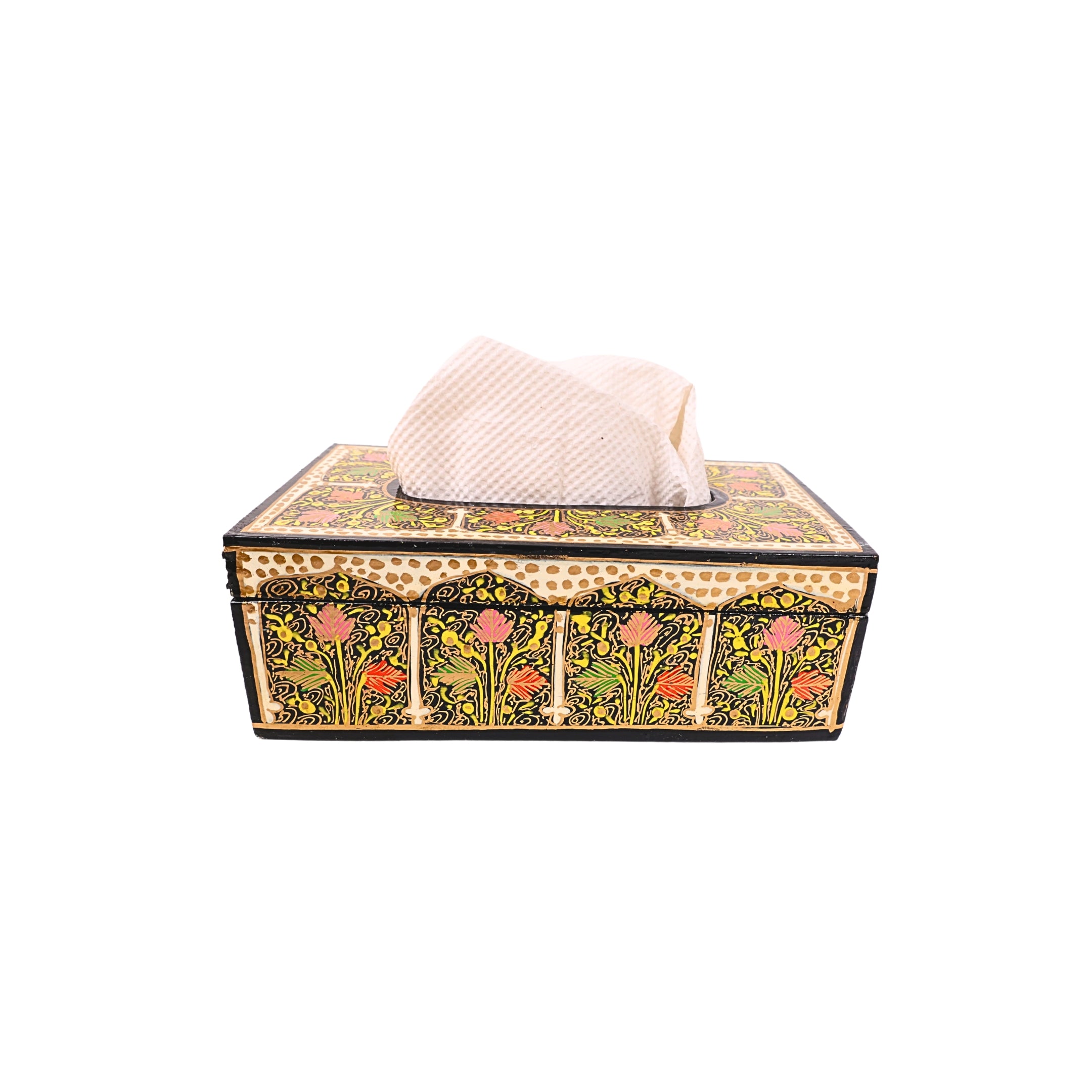 Kashmiri Papier  Mache Tissue Box