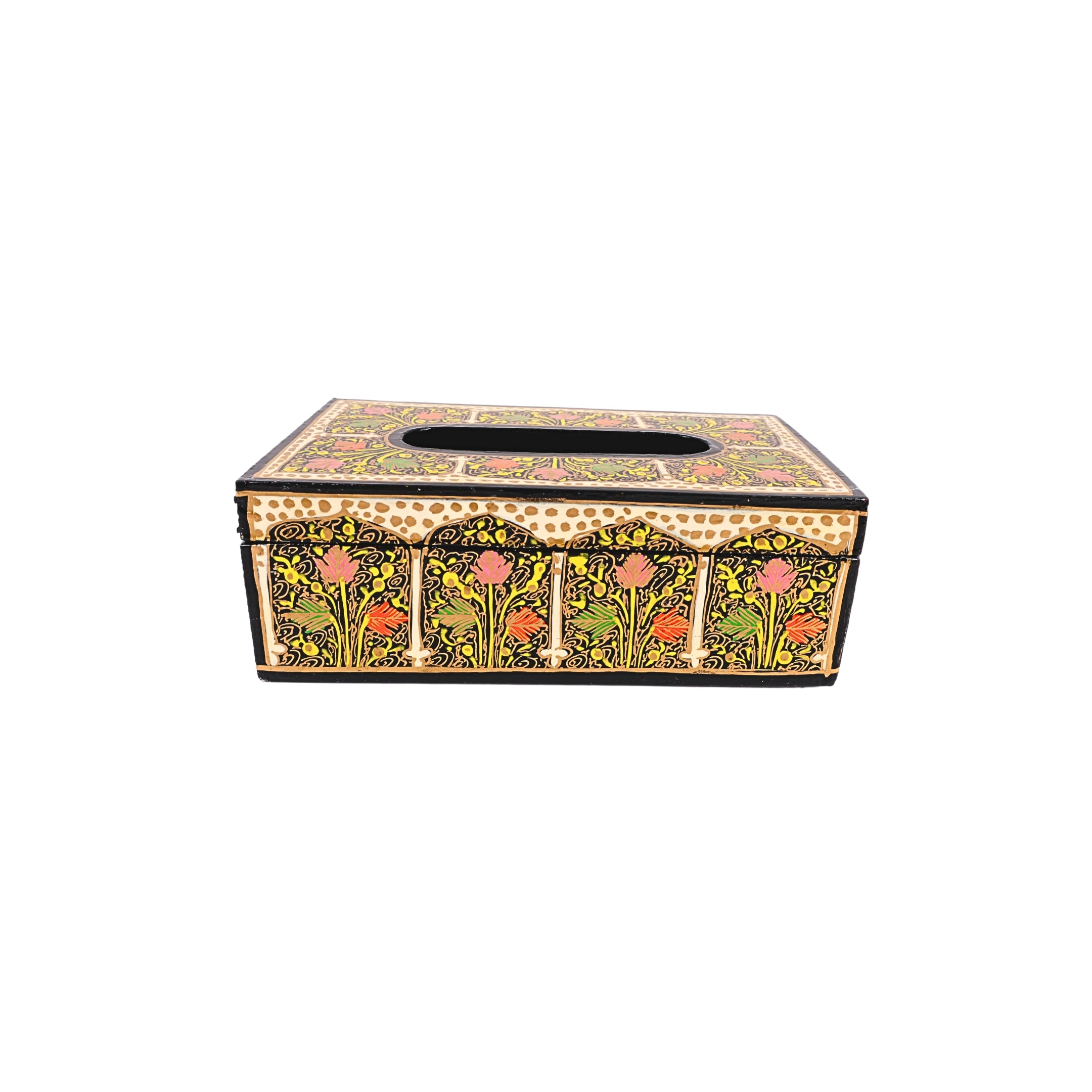Kashmiri Papier  Mache Tissue Box