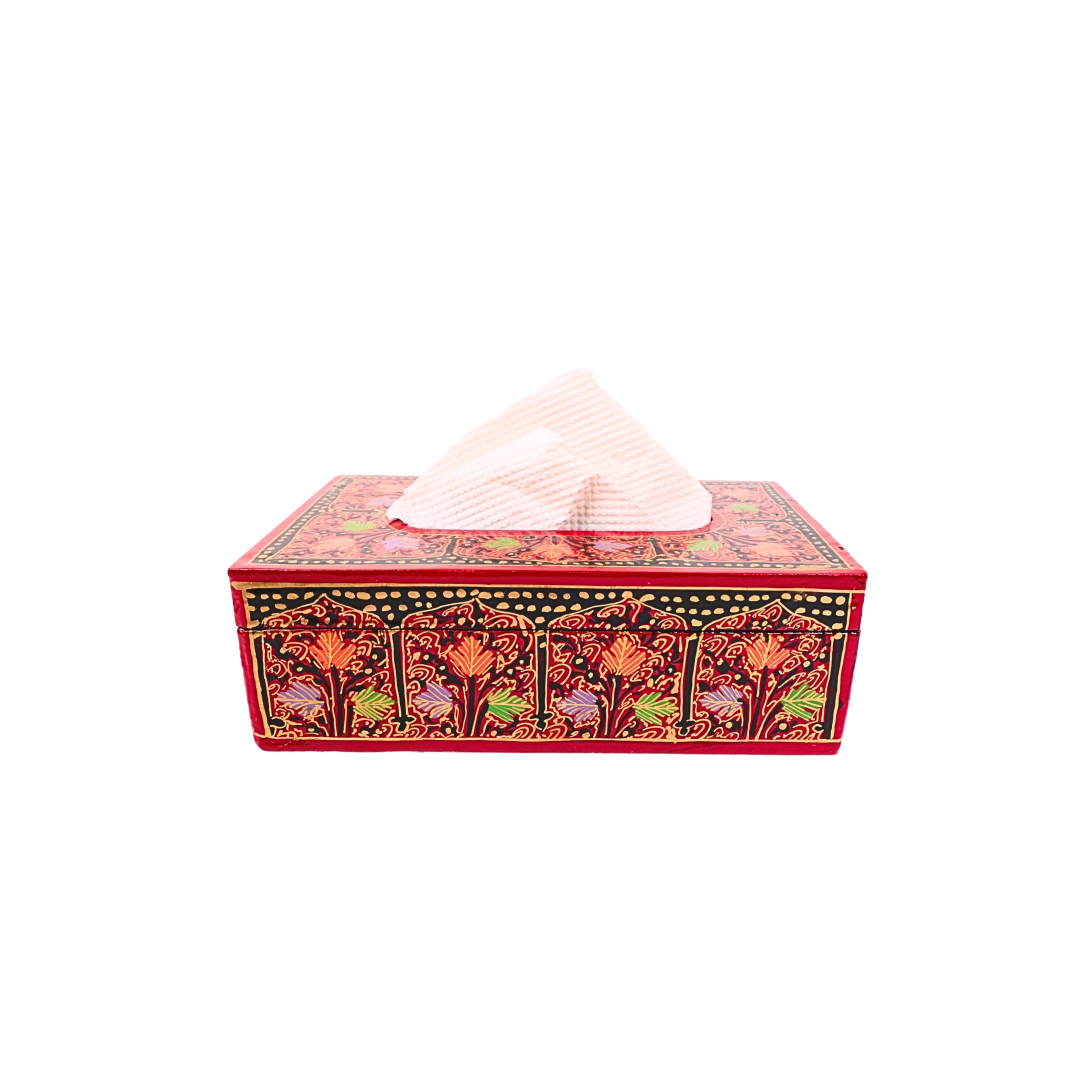 Kashmiri Papier  Mache Tissue Box