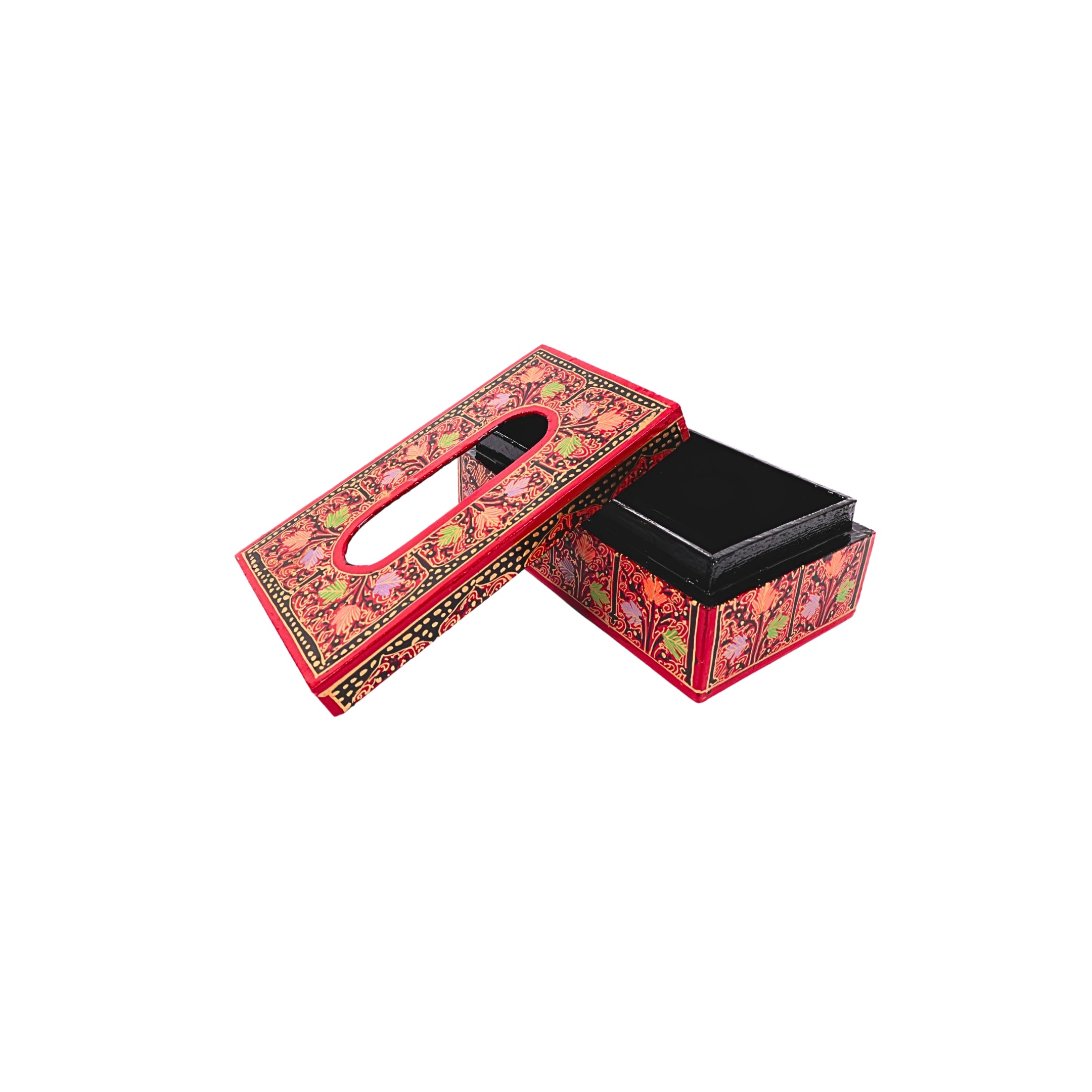 Kashmiri Papier  Mache Tissue Box