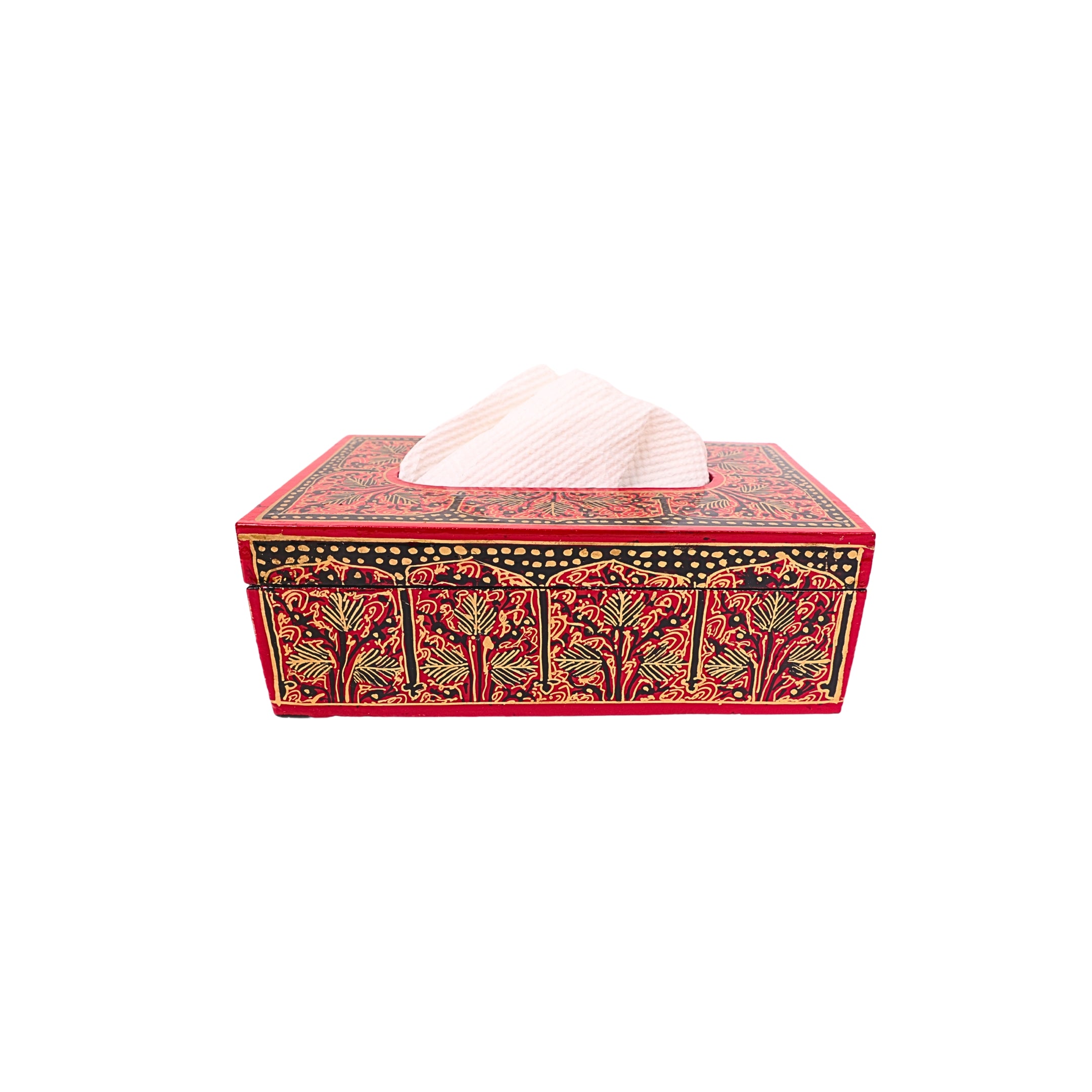 Kashmiri Papier  Mache Tissue Box