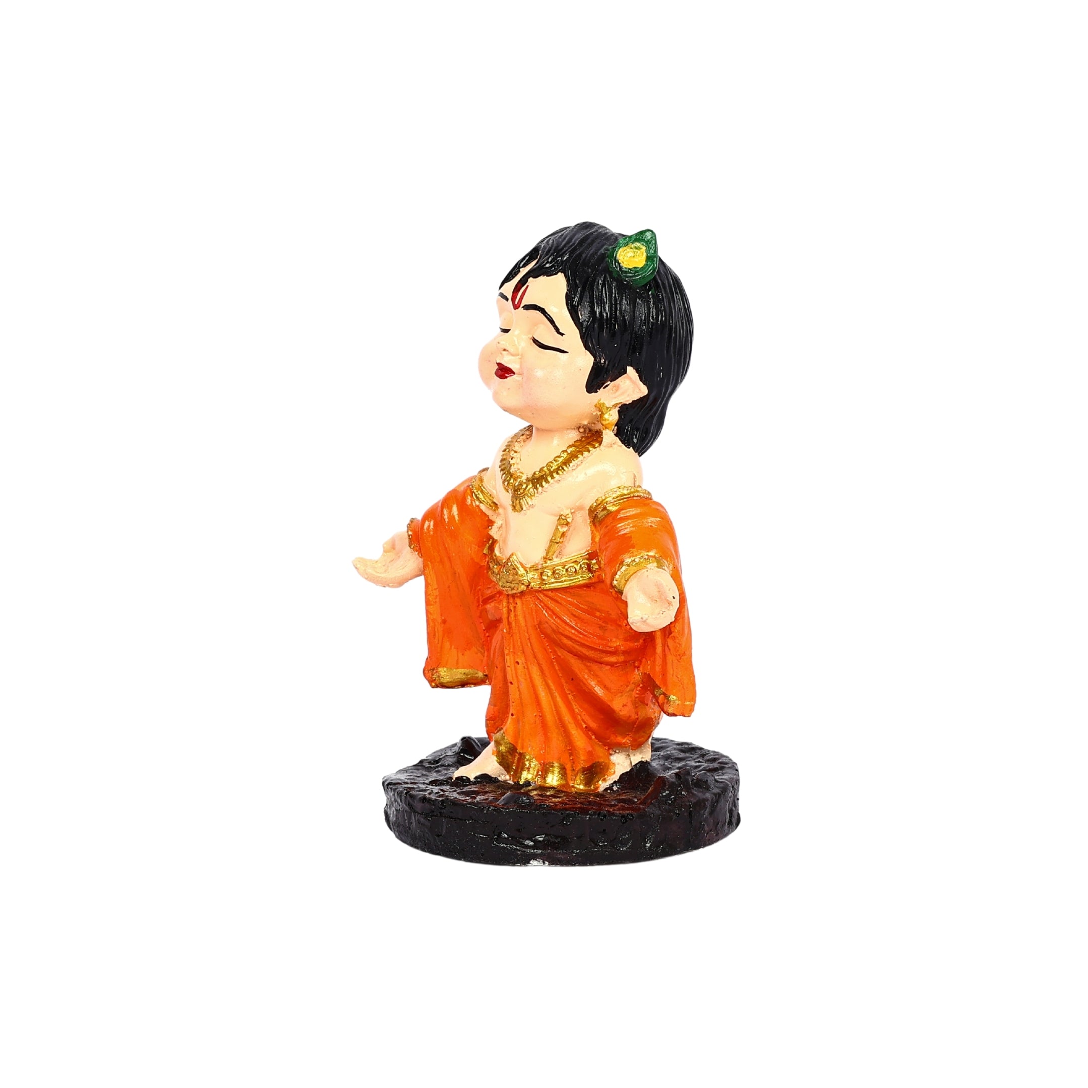Little Krishna Idol for Home, Temple, Car, and Spiritual Décor