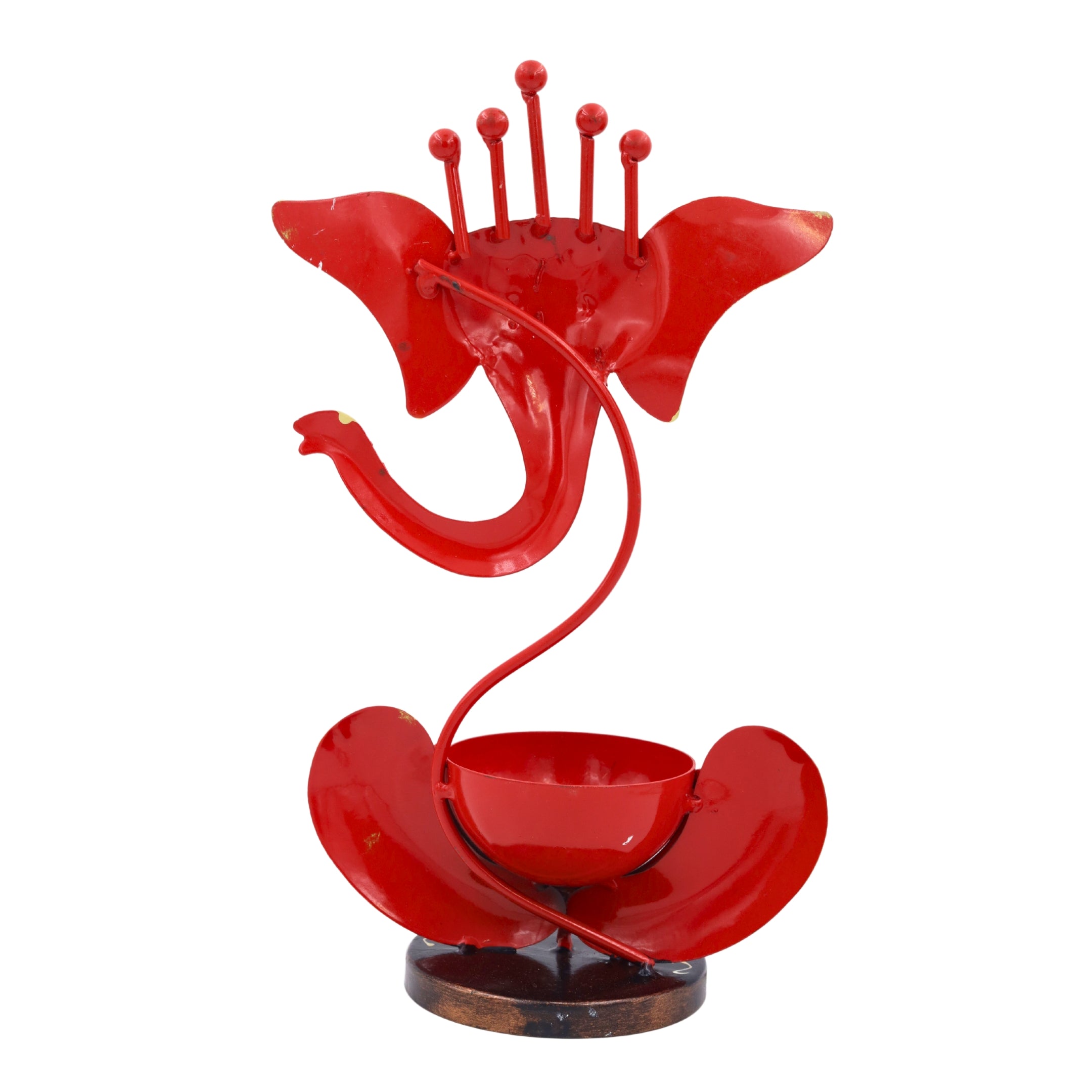 Lord Ganesha Design T-Light Holder