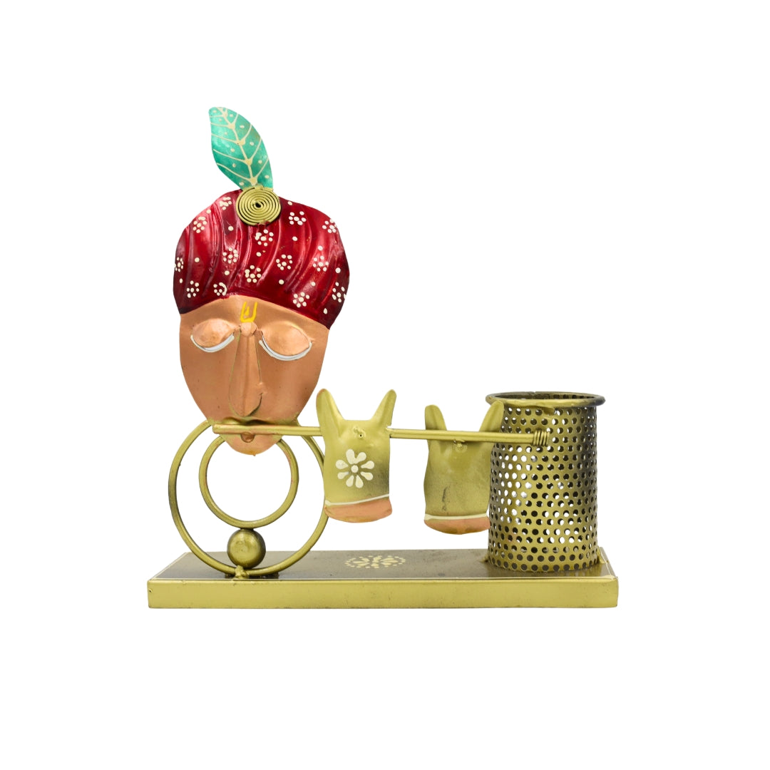 Lord Krishna Design Pen Holder