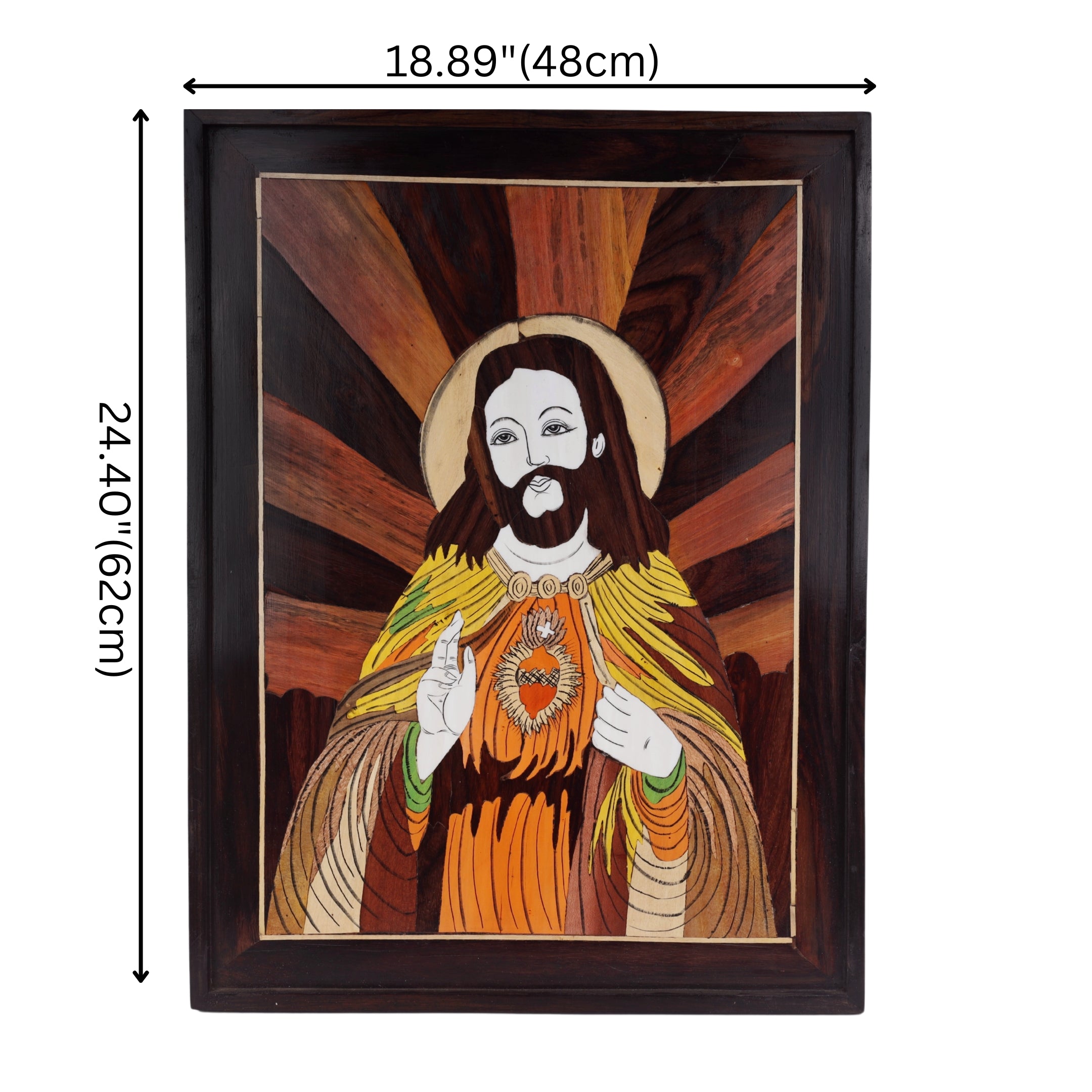 Mysore Inlay Jesus Christ Wall Decor