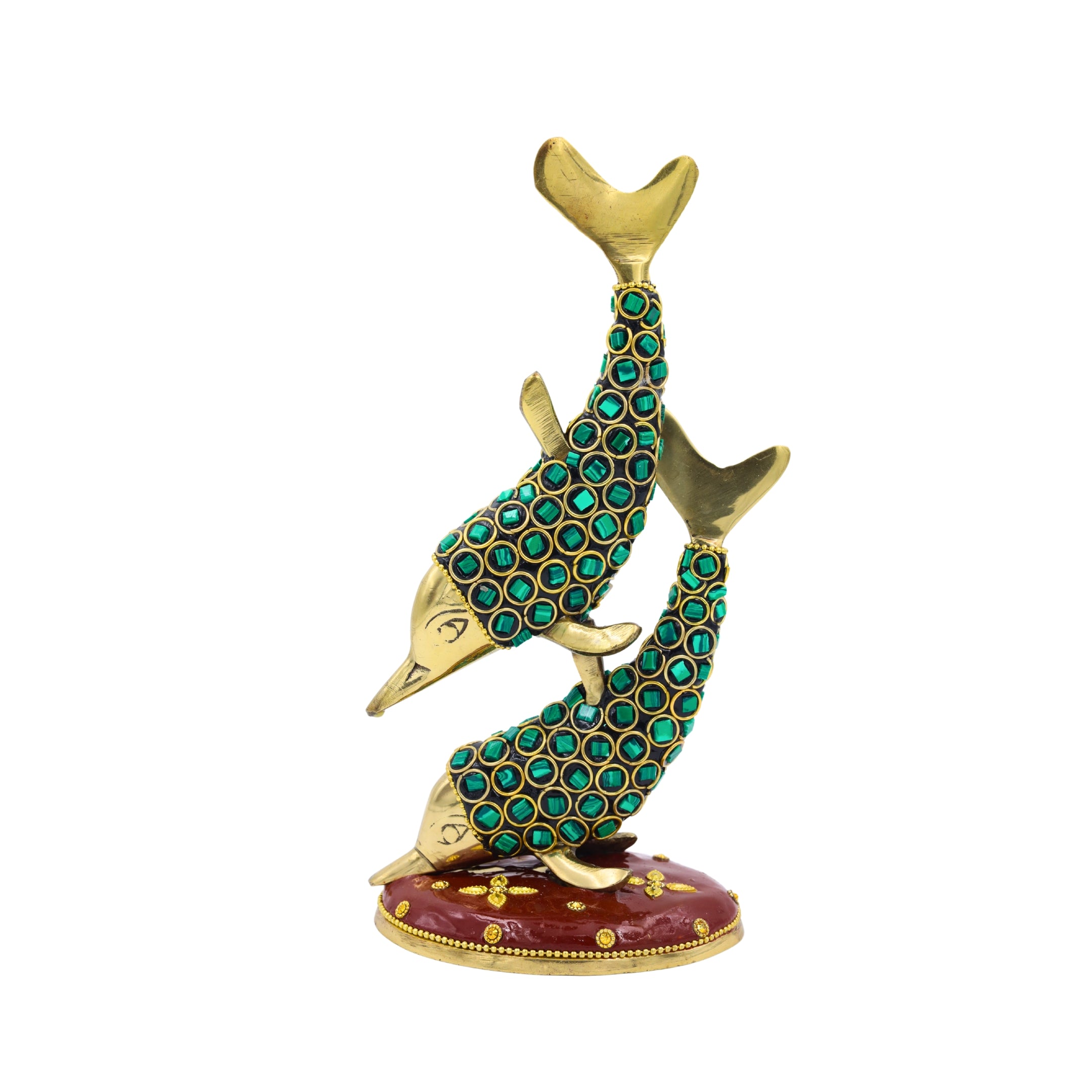 Natriel Brass Dolphin Pair