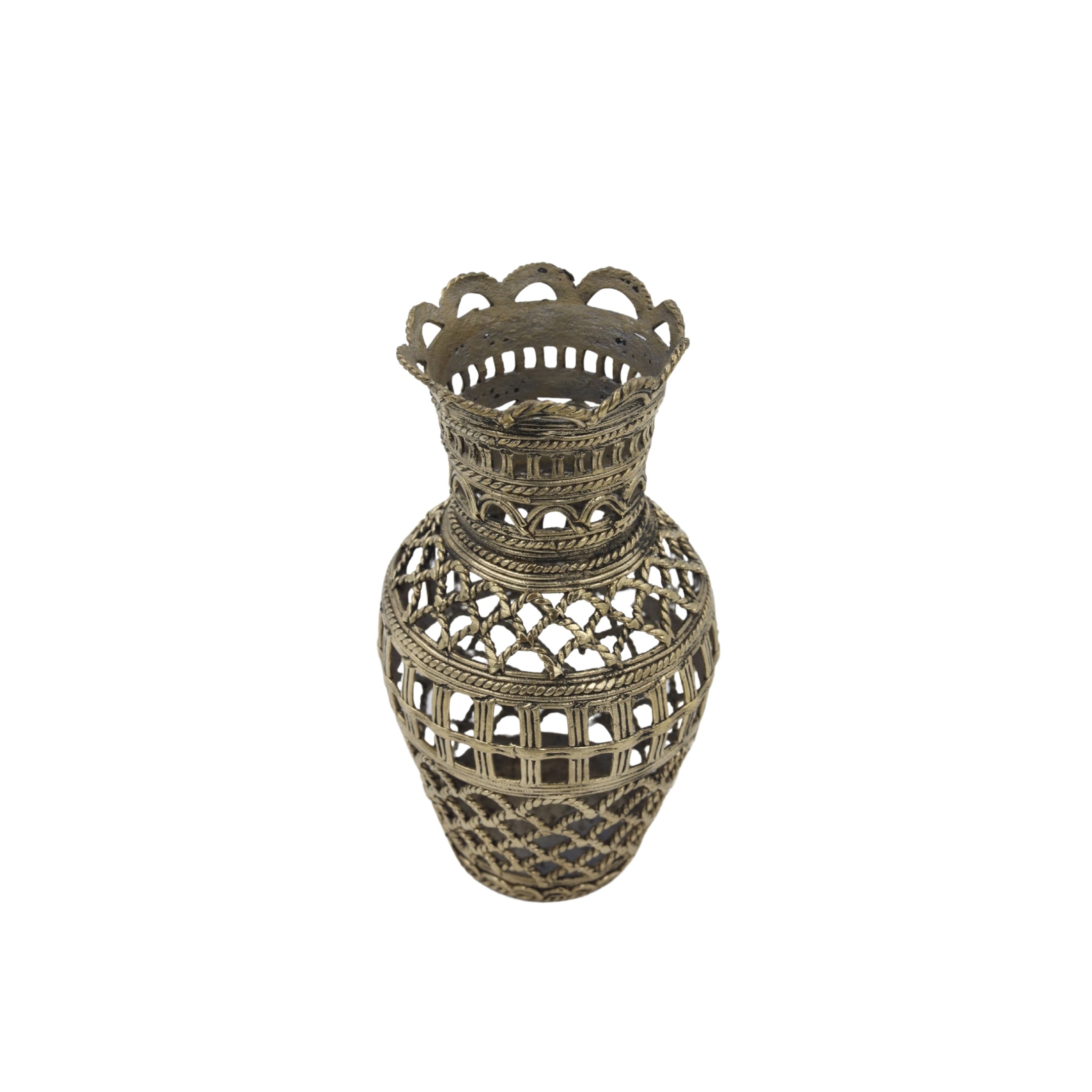 Natriel Brass flower vase