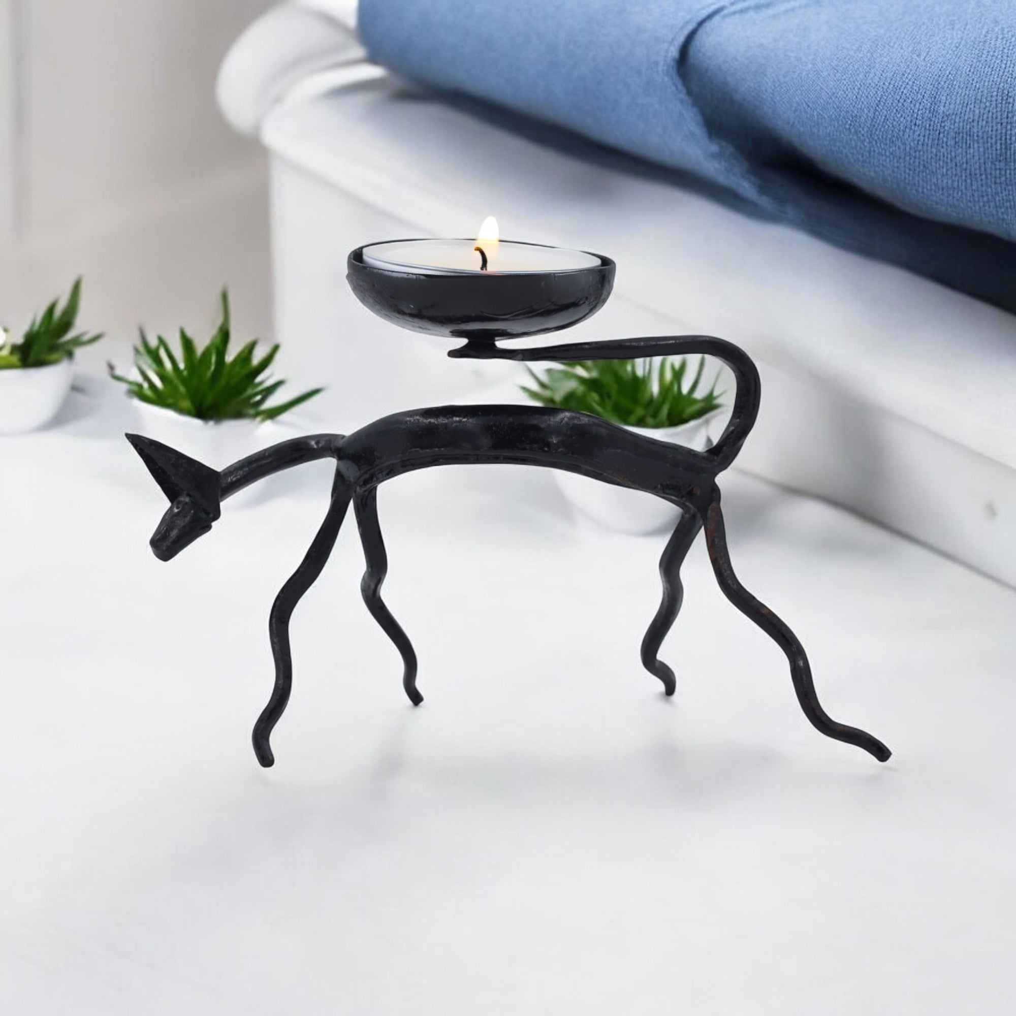 Iron T-Light Holder