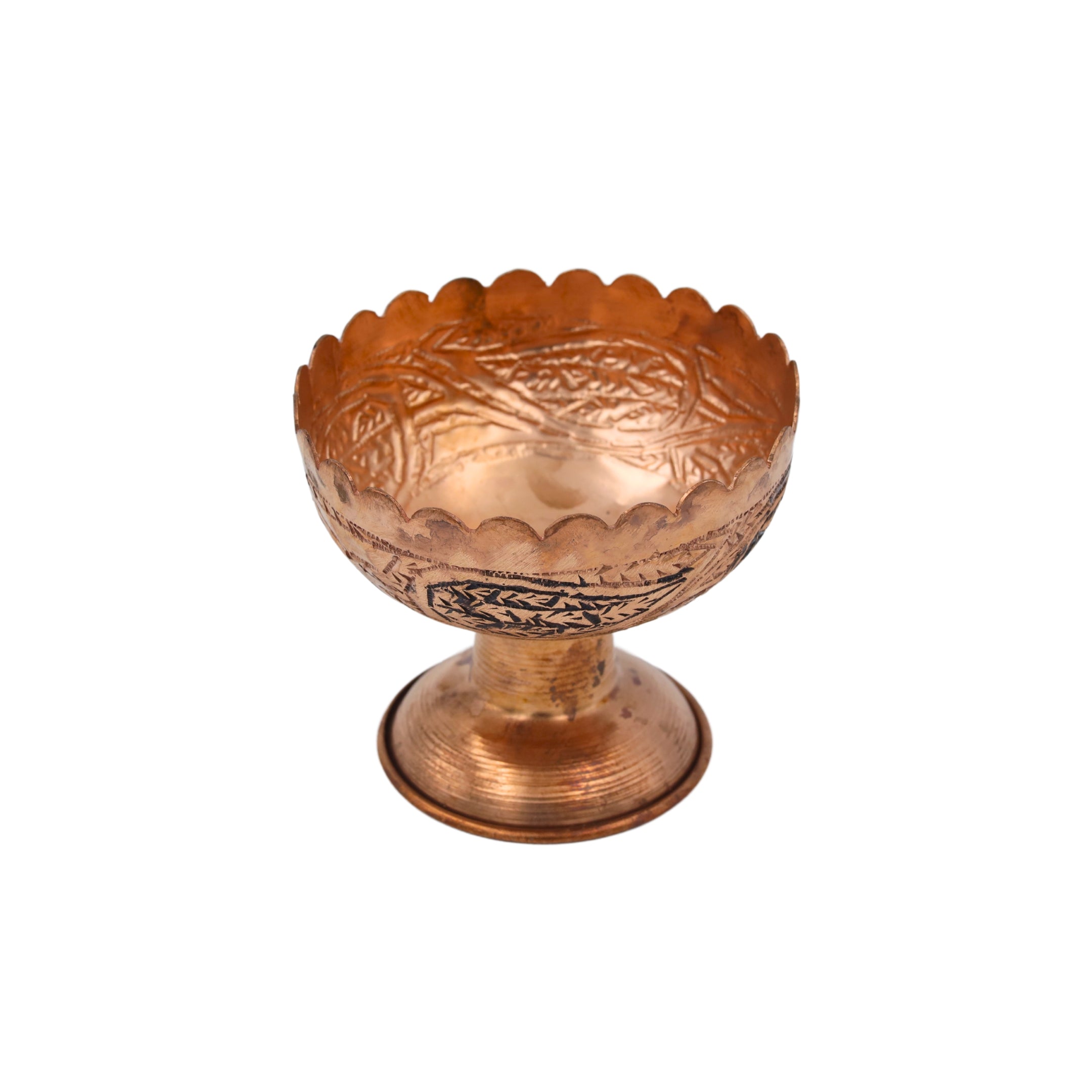 Natriel Kashmiri Copper Dessert Bowl