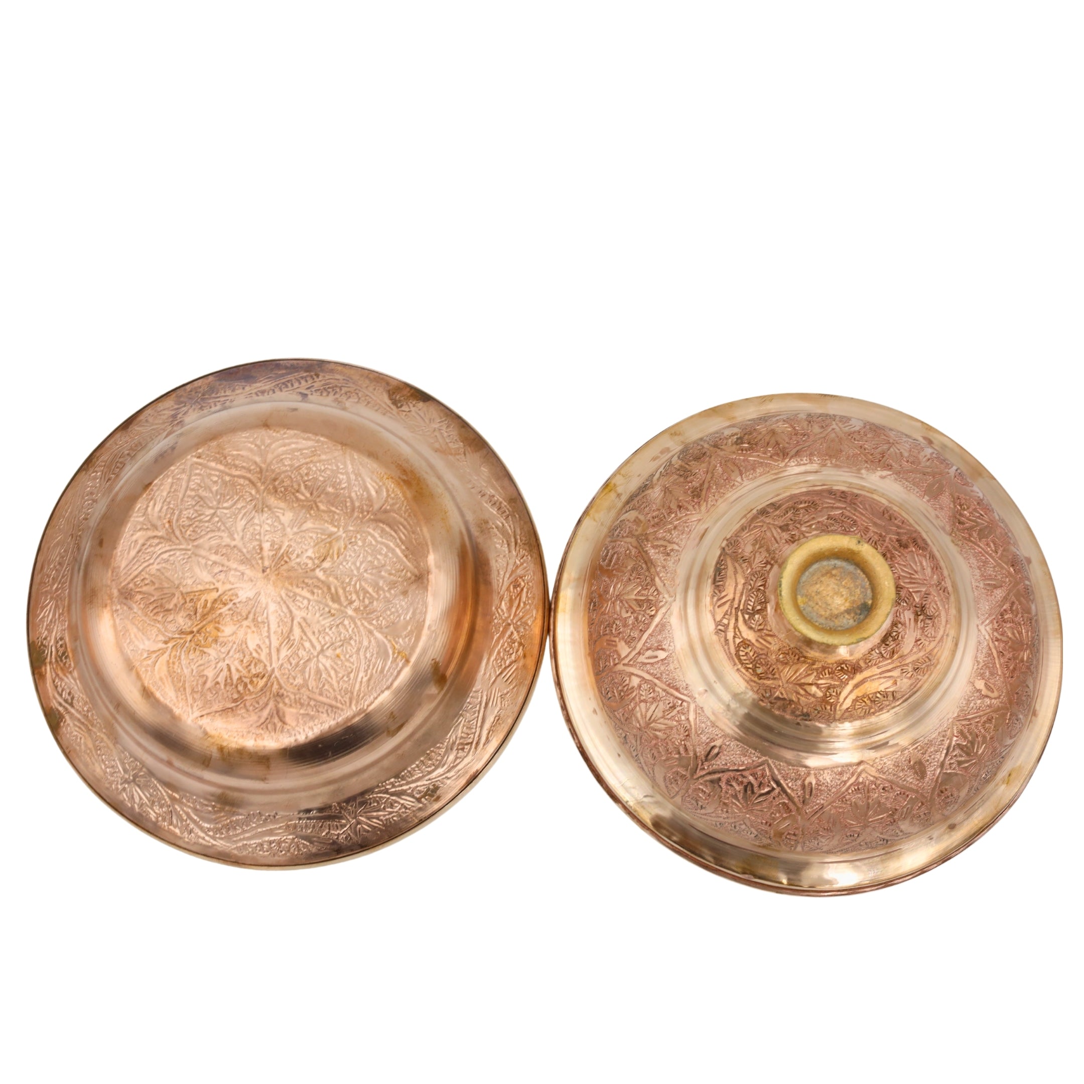 Natriel Kashmiri Copper Plate with Lid 