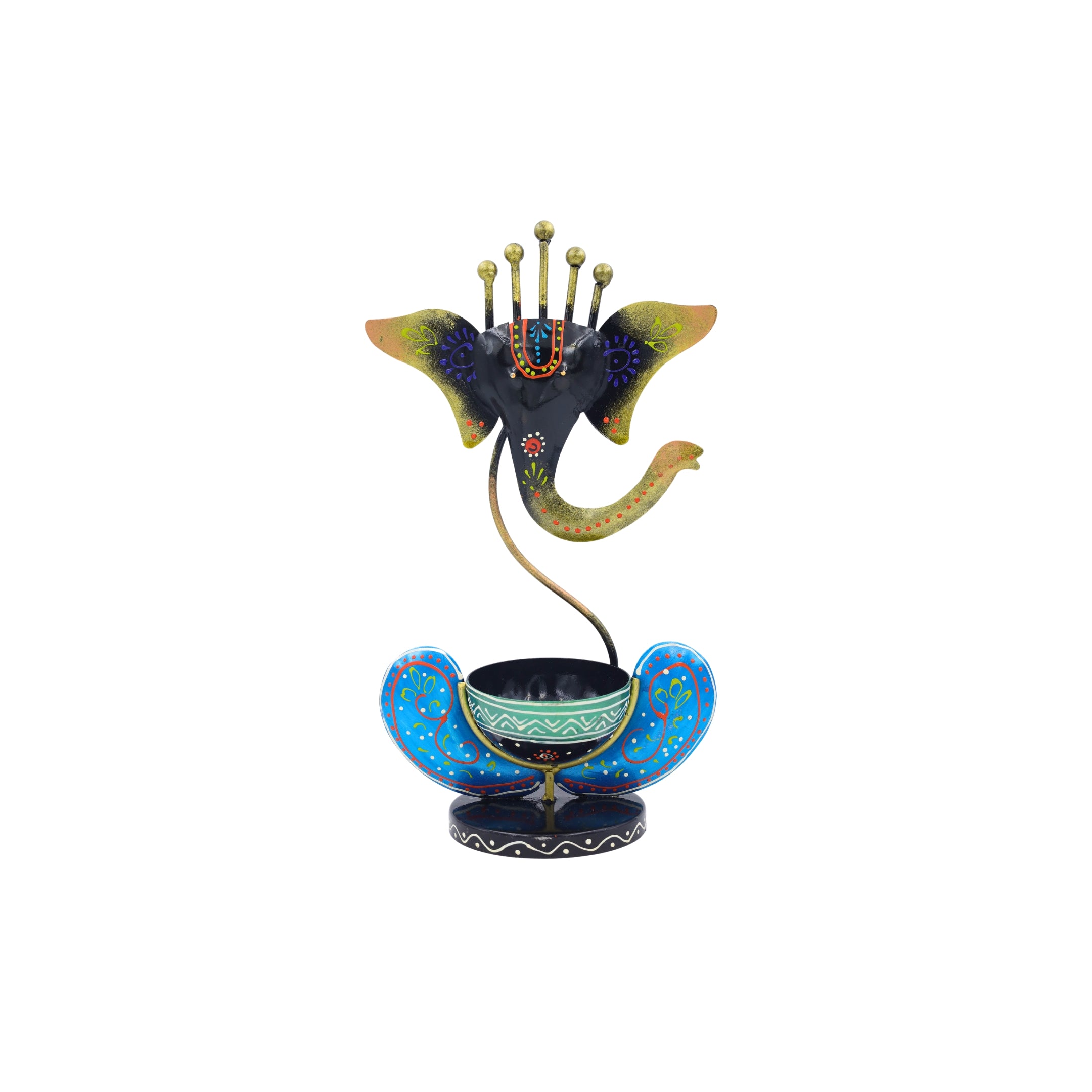 Natriel Lord Ganesha Design T-Light Holder