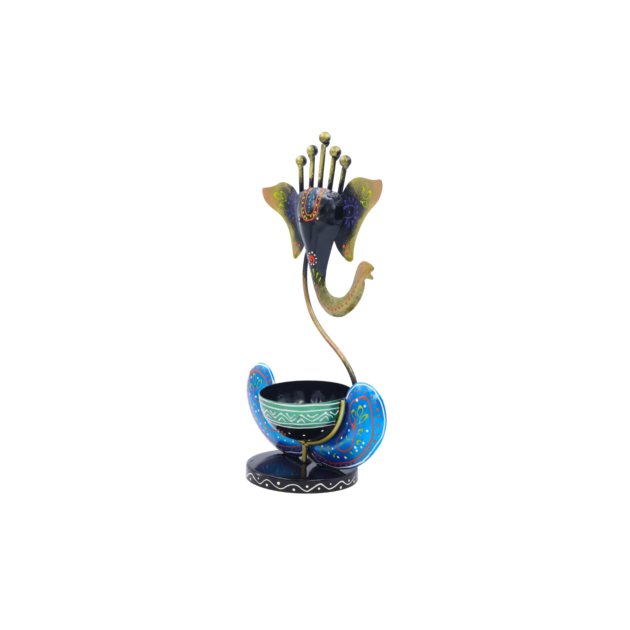 Natriel Lord Ganesha Design T-Light Holder