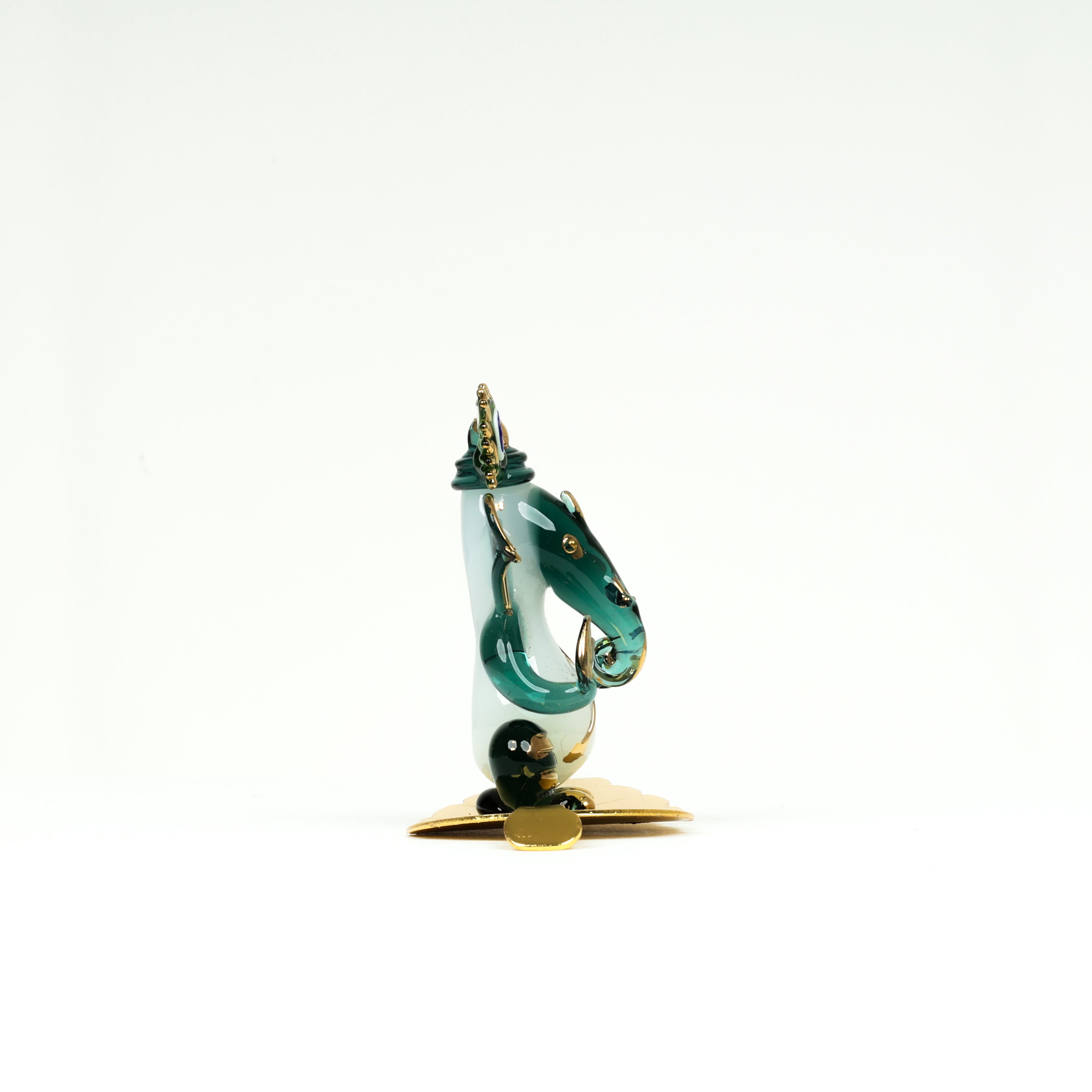 Natriel Lord Ganesha Glass Decorative Idol 