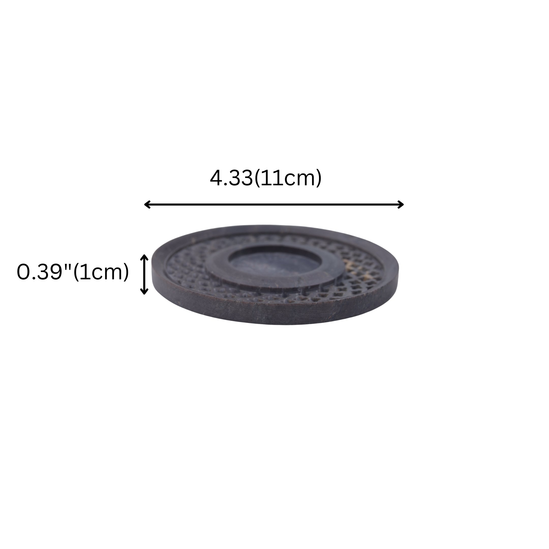 Natriel Soapstone Candle Plate 