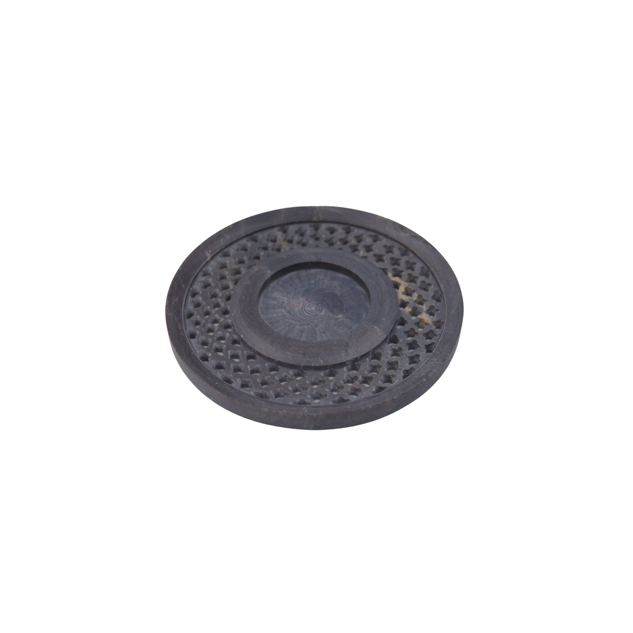 Natriel Soapstone Candle Plate 