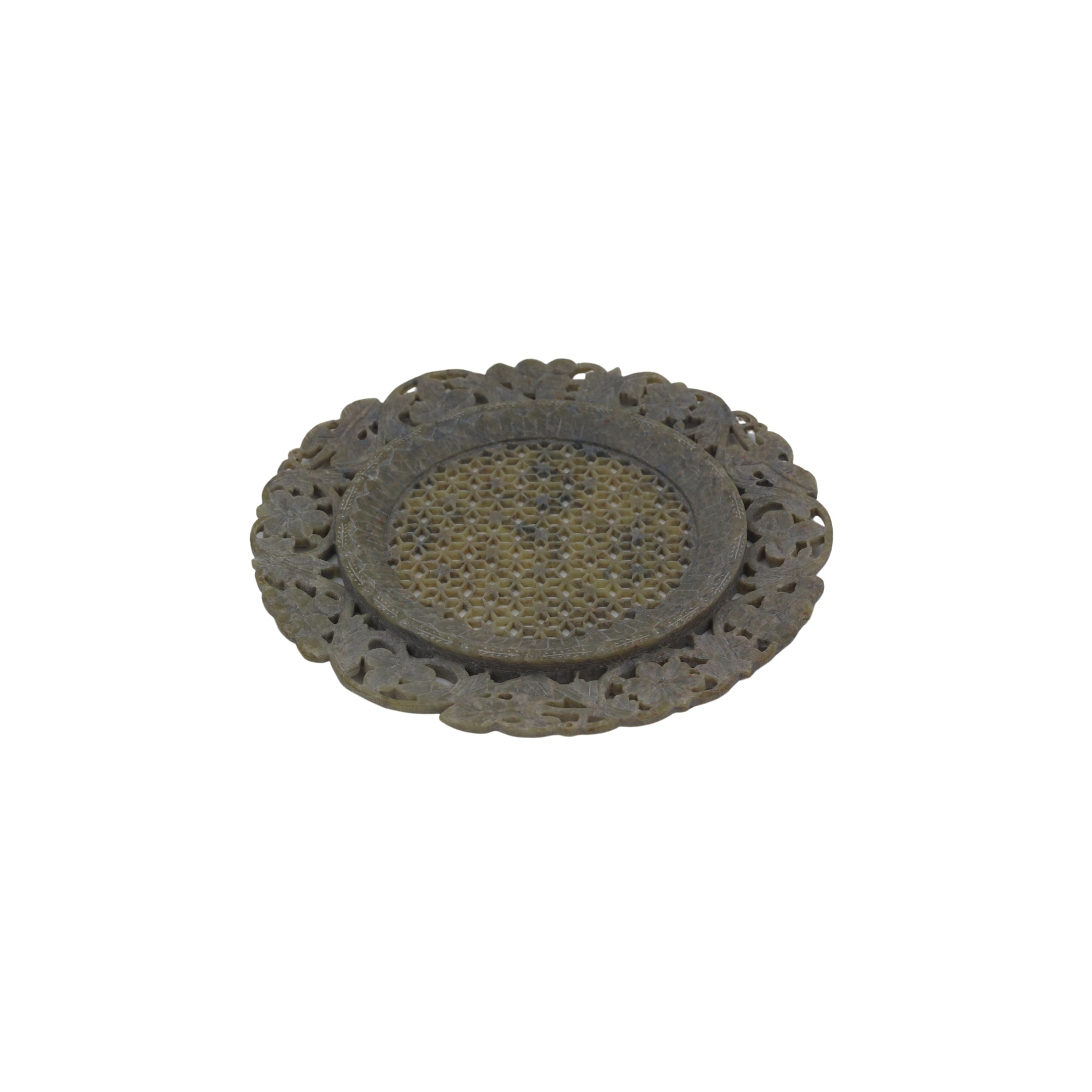 Natriel Soapstone Decorative Plate 