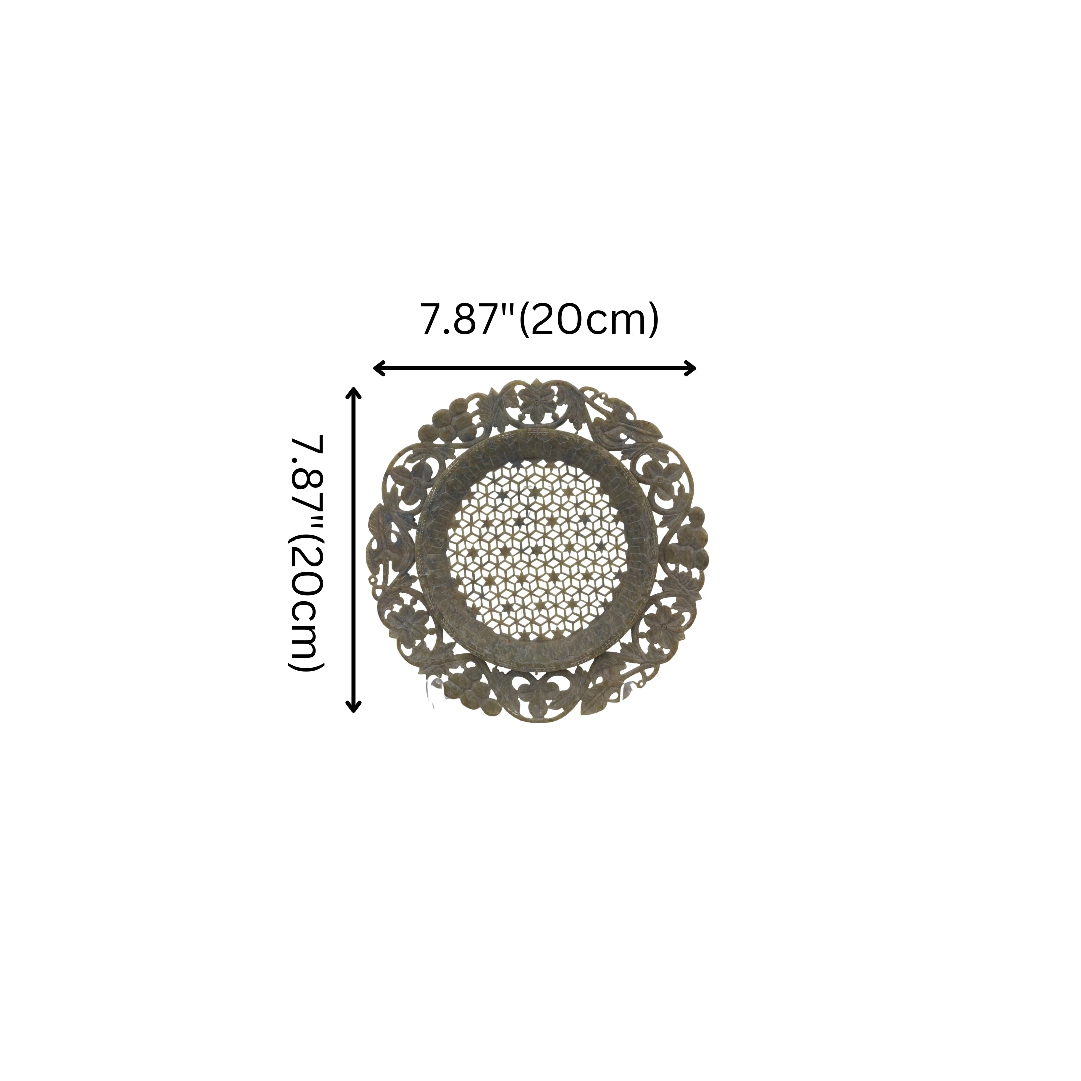 Natriel Soapstone Decorative Plate 
