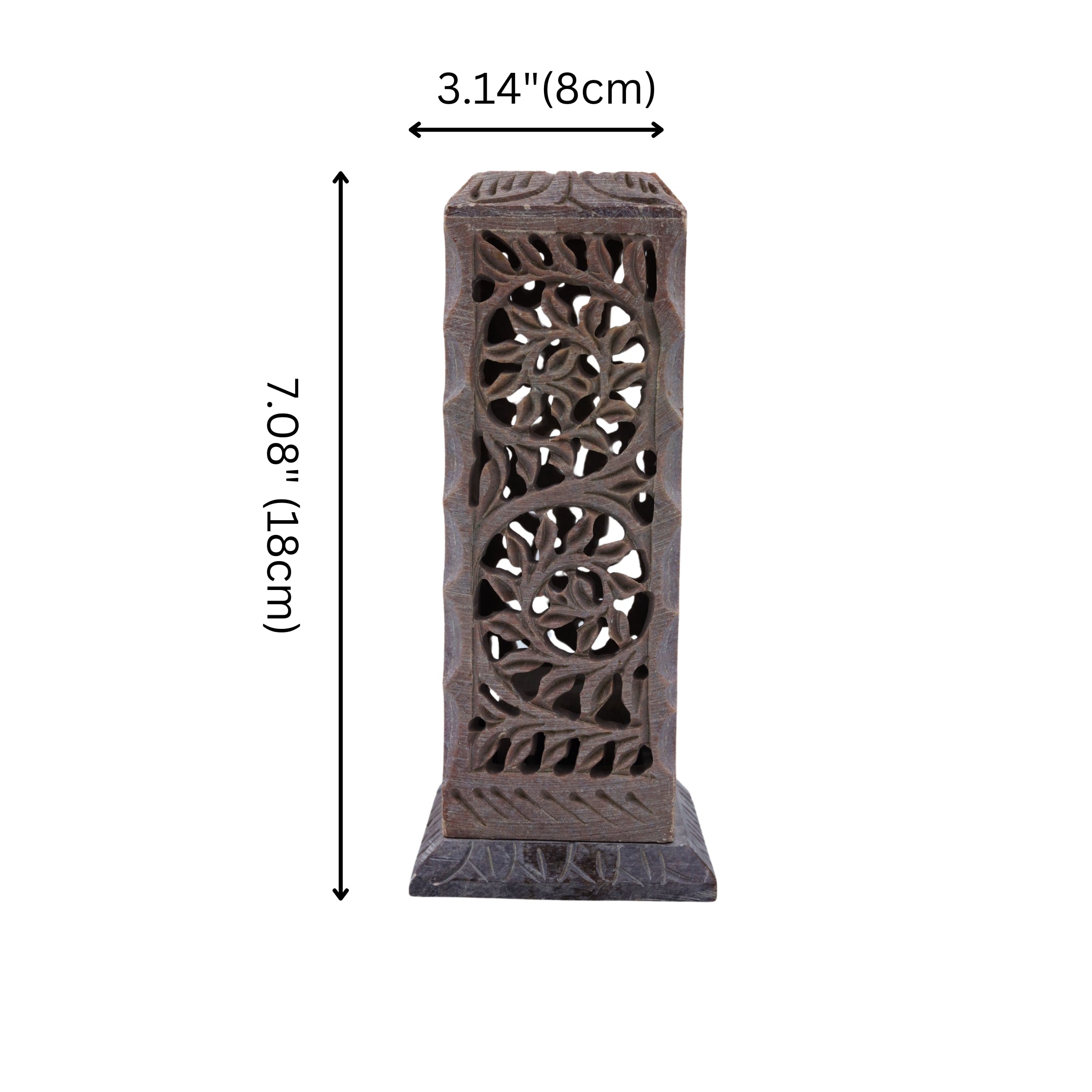 Natriel Soapstone Incense Stick/Candle Holder 