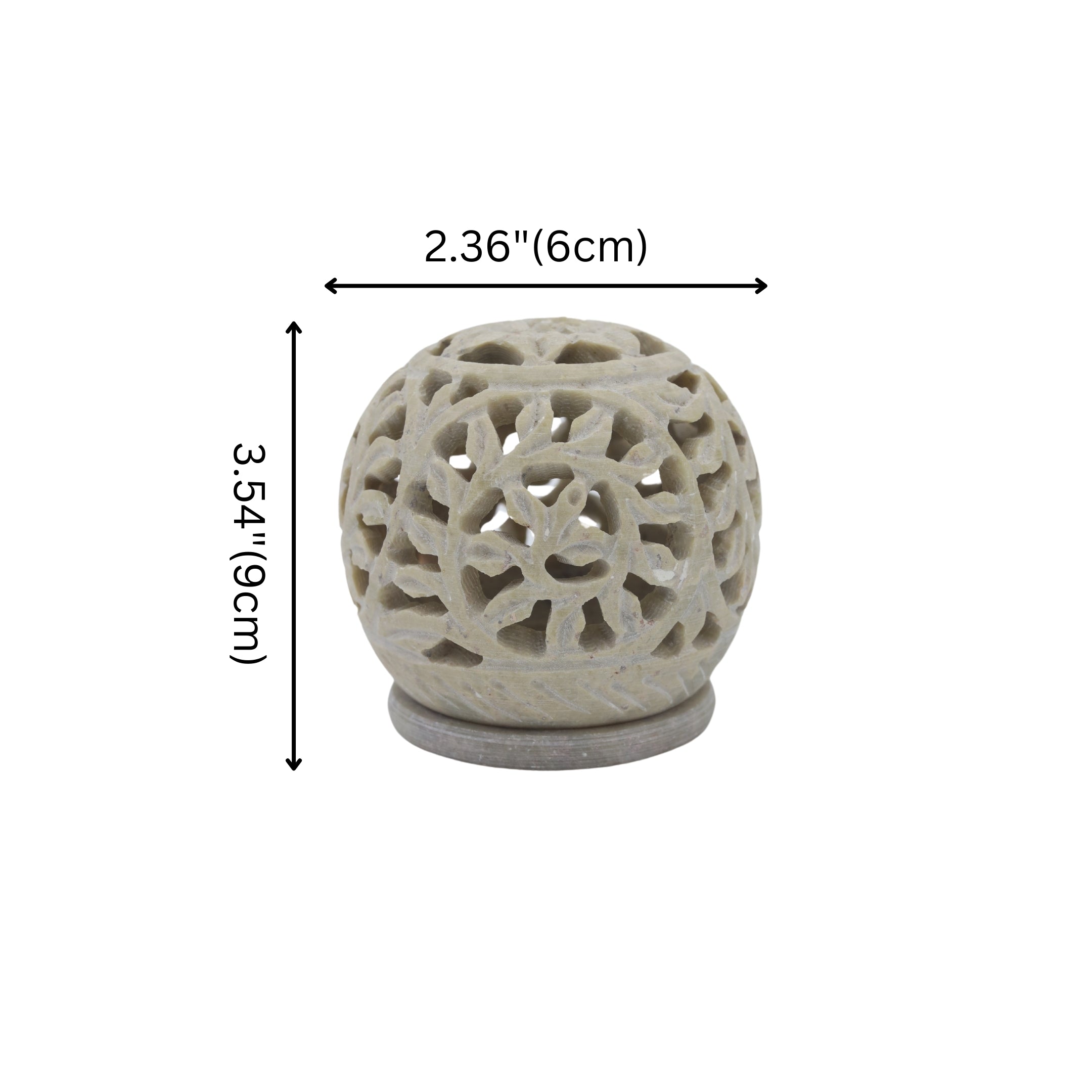 Natriel Soapstone T-light Candle Holder