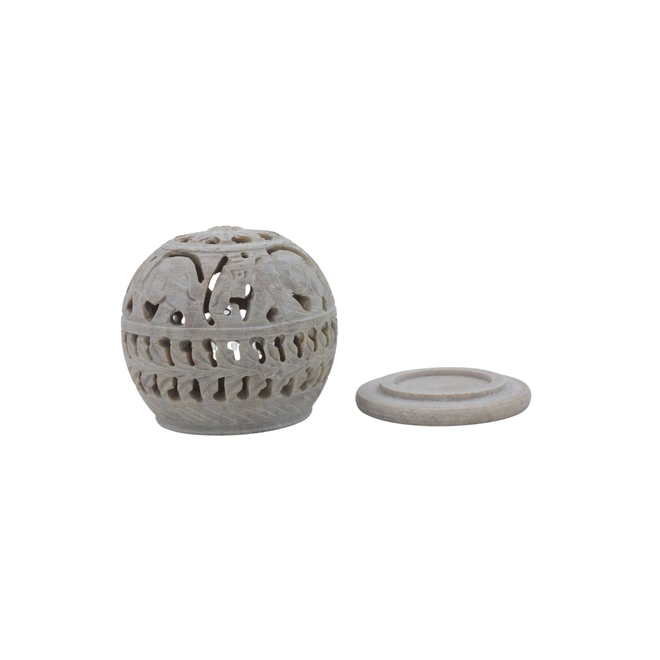 Natriel Soapstone T-light Candle Holder