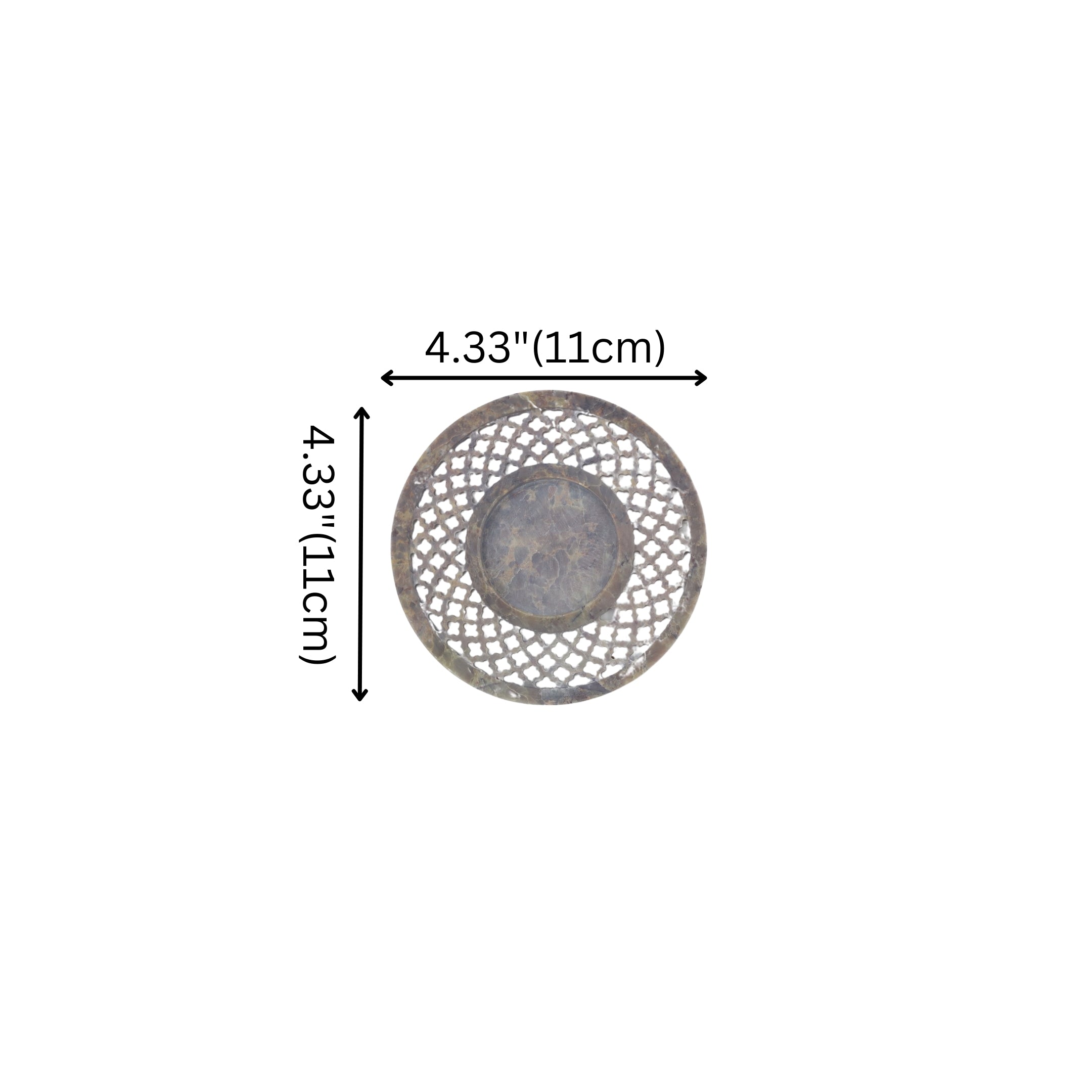 Natriel Soapstone T-light Candle Holder 