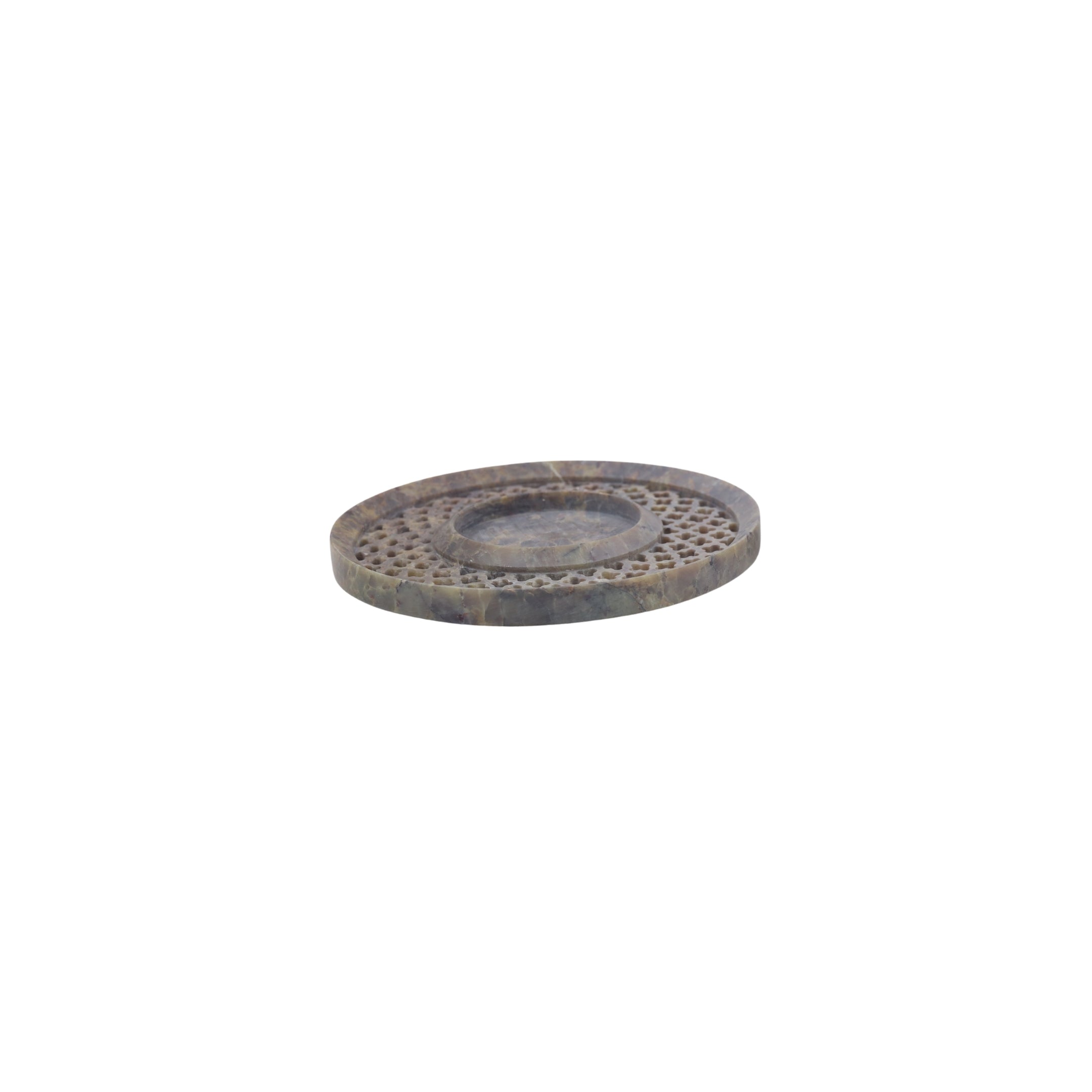 Natriel Soapstone T-light Candle Holder 