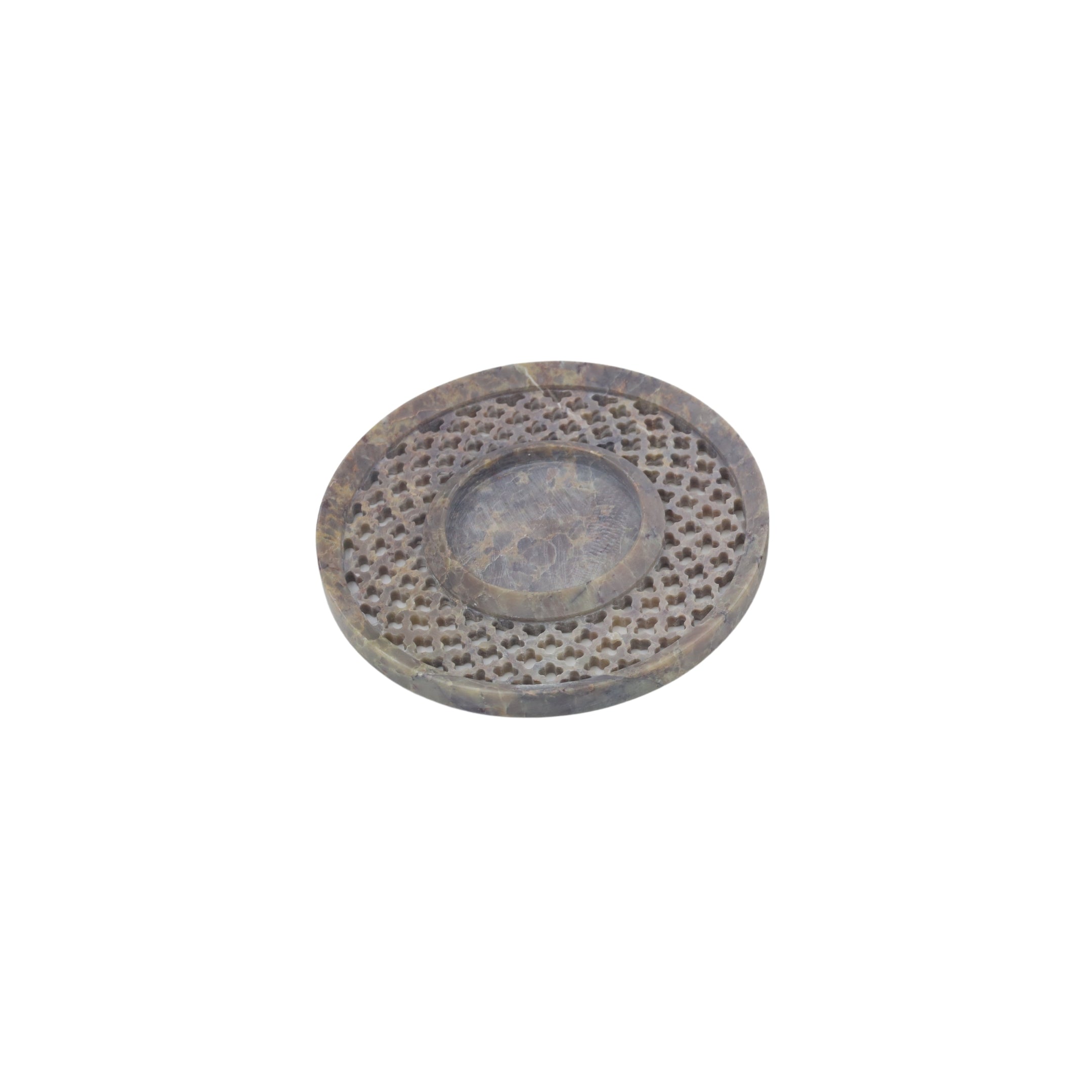 Natriel Soapstone T-light Candle Holder 
