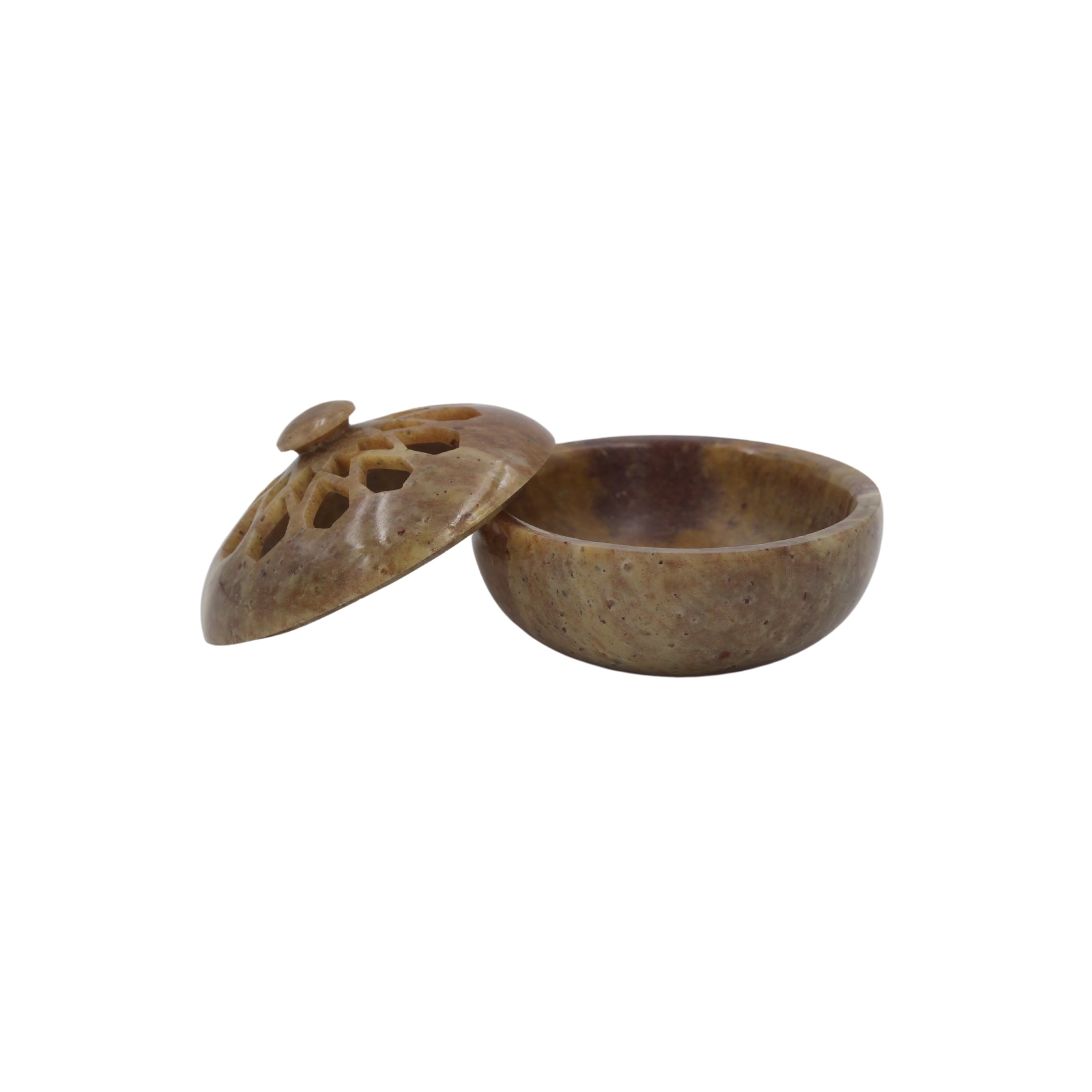 Natriel Soapstone T-light Candle Holderr