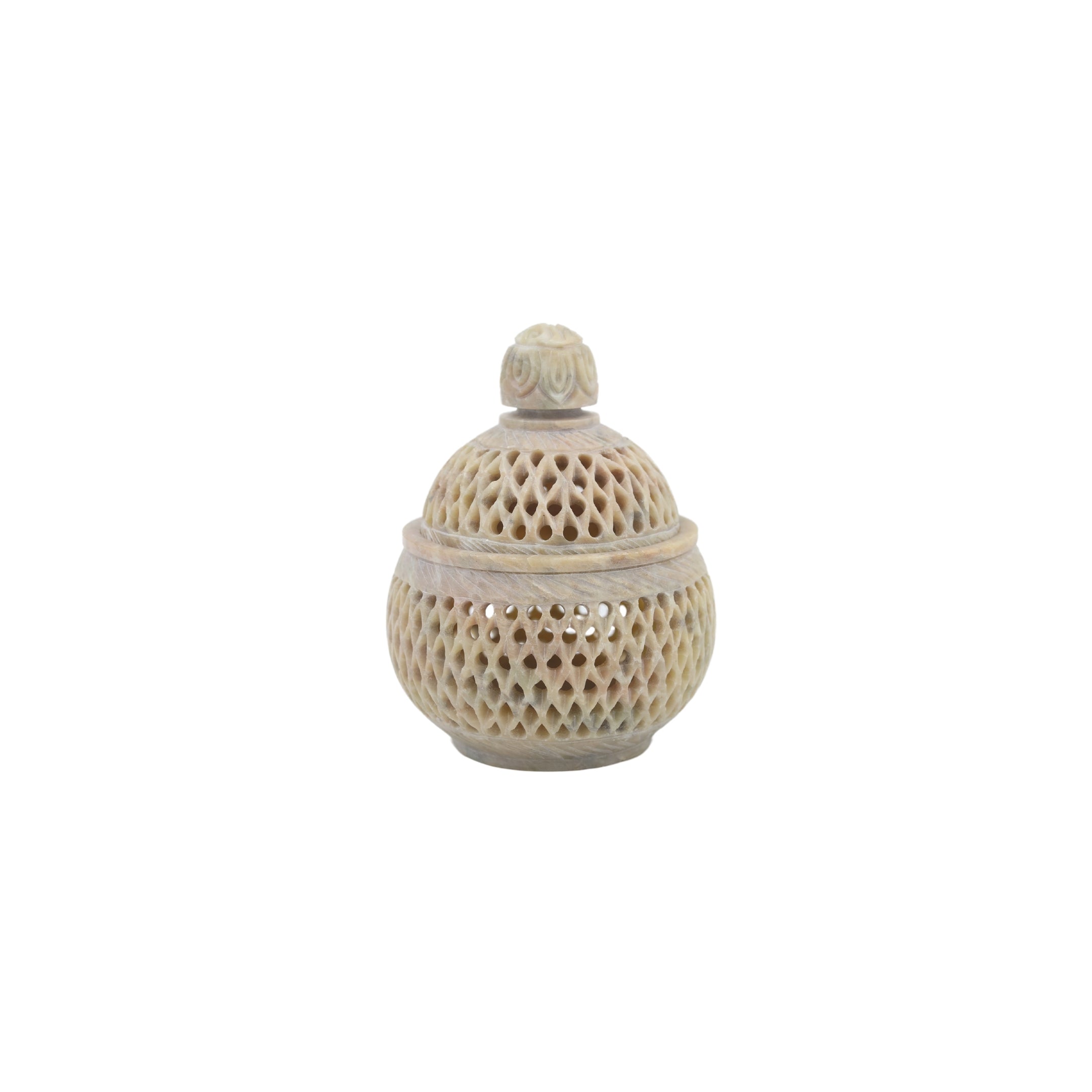 Natriel Soapstone T-light Candle Holderr