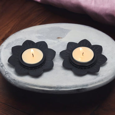Natriel Soapstone T-light Candles Holder 